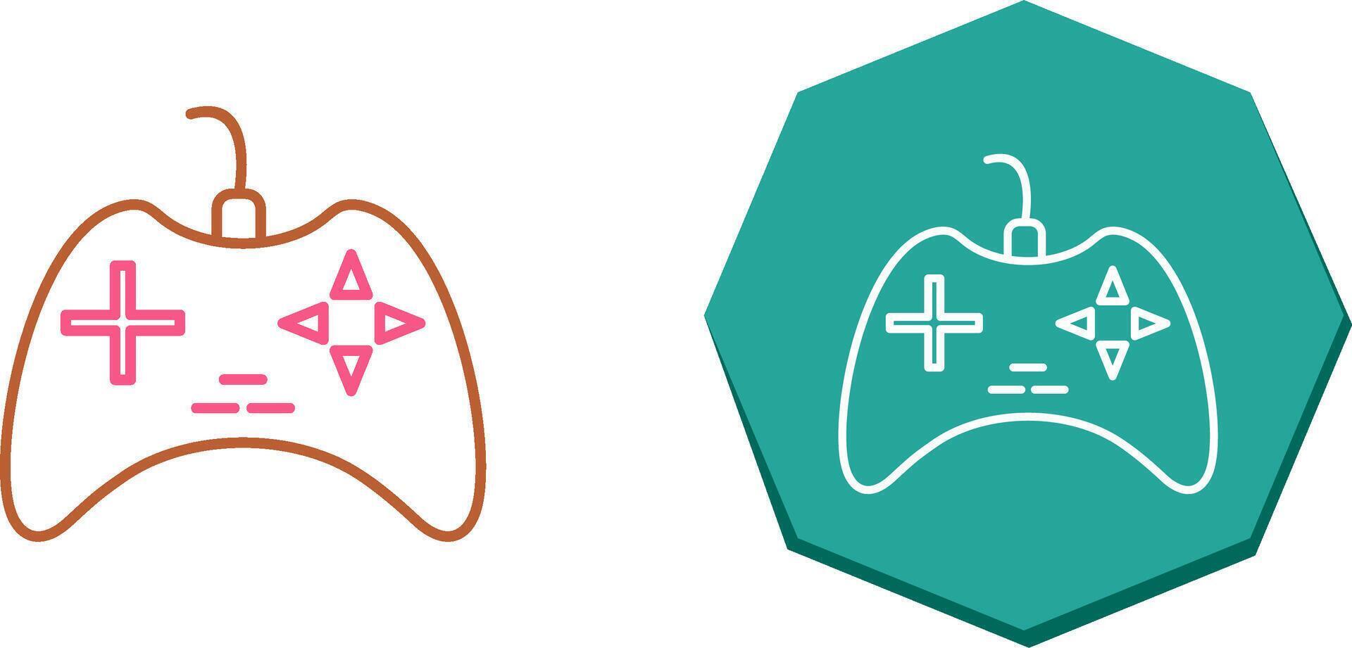 Unique Gaming Console Icon Design vector