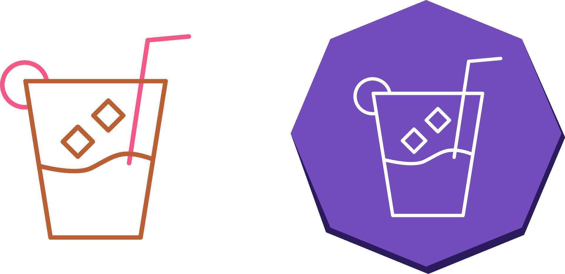 Unique Whiskey Sour Icon Design vector