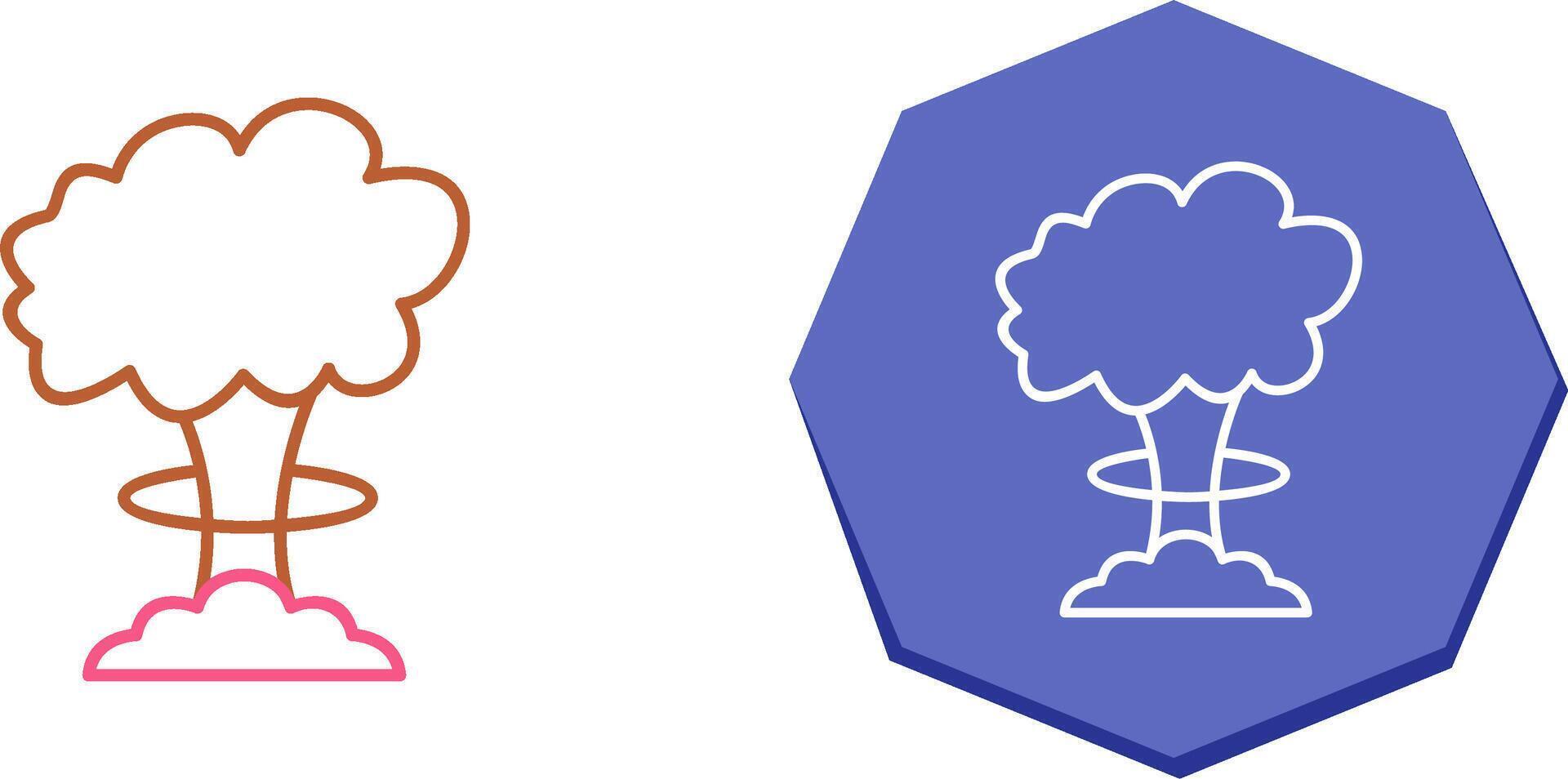 Unique Bomb Blast Icon Design vector