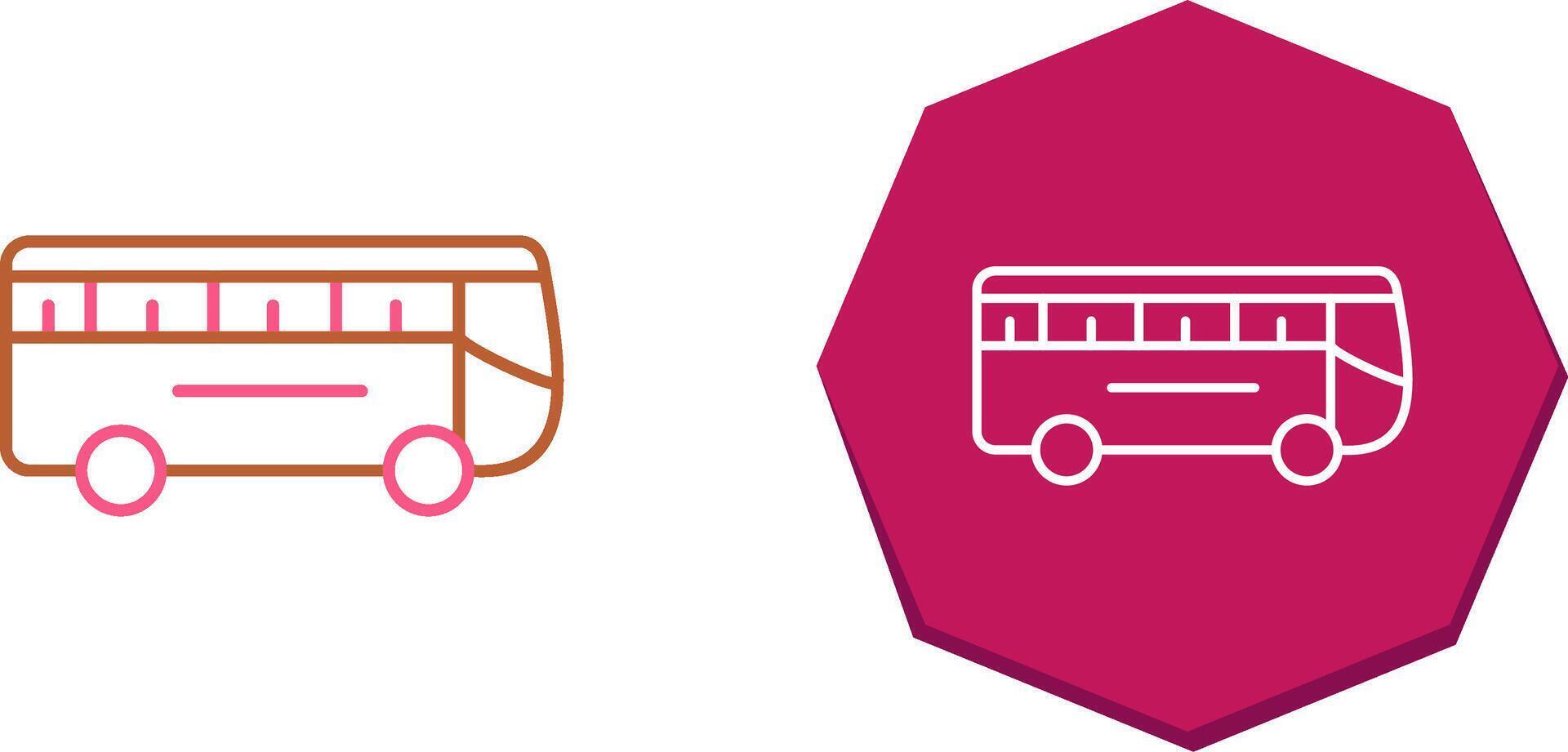 Bus Icon Design vector