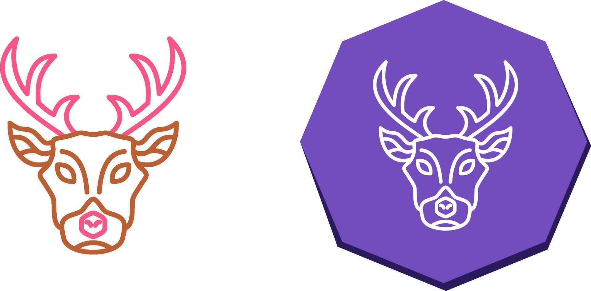 Deer Icon Design vector