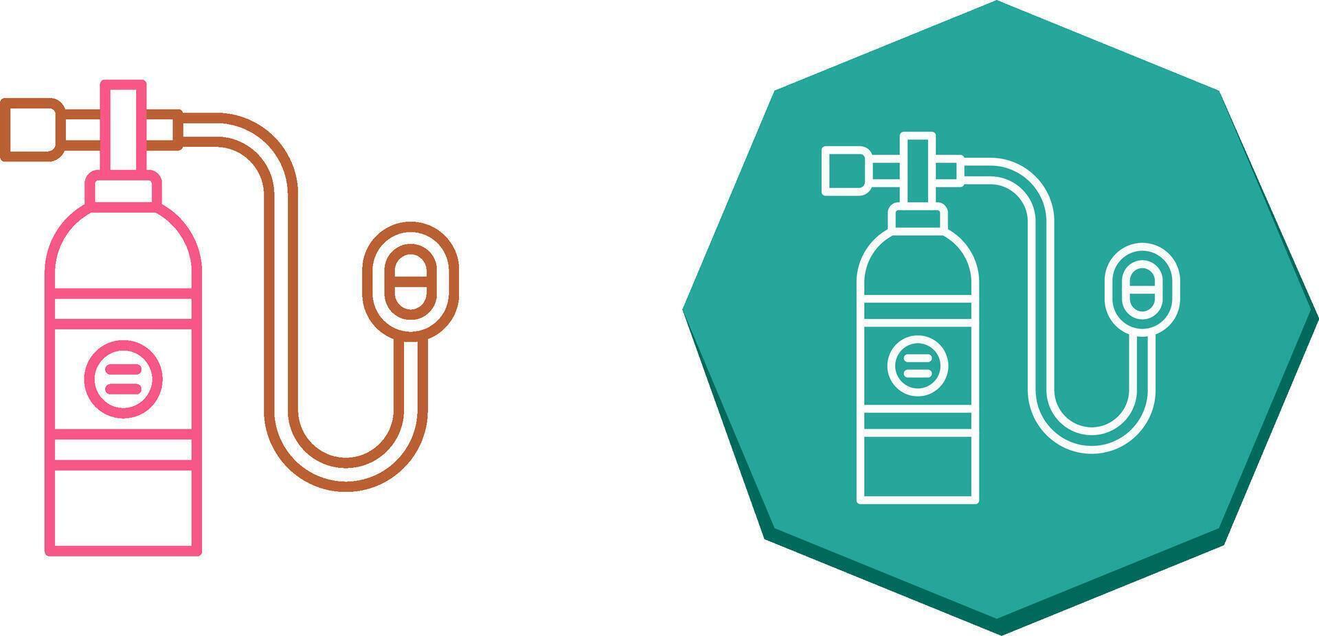 Oxygen Tank Icon Design vector