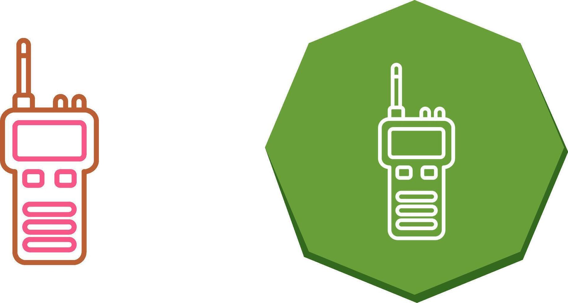 Walki Talkie Icon Design vector