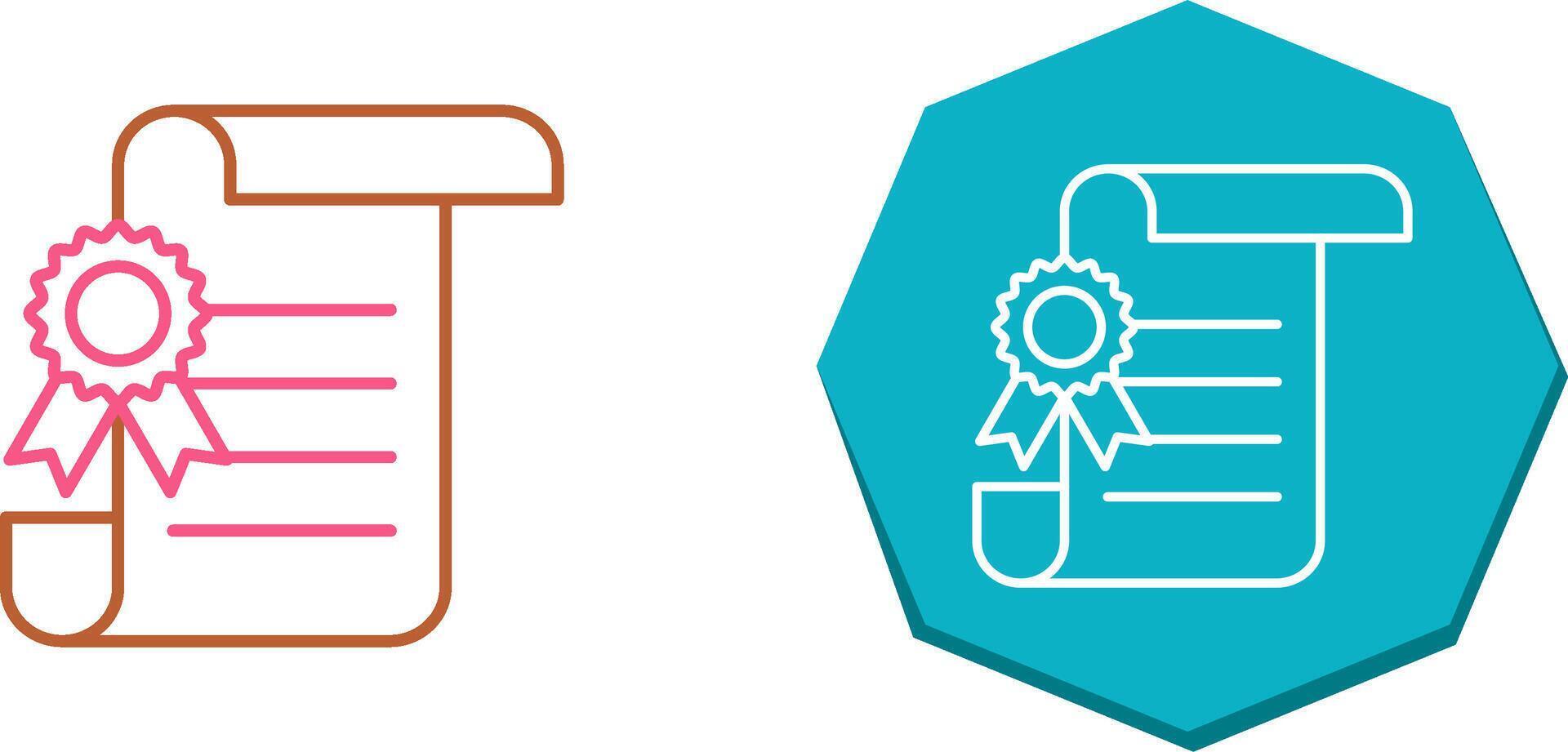 Legal Paper Icon Design vector