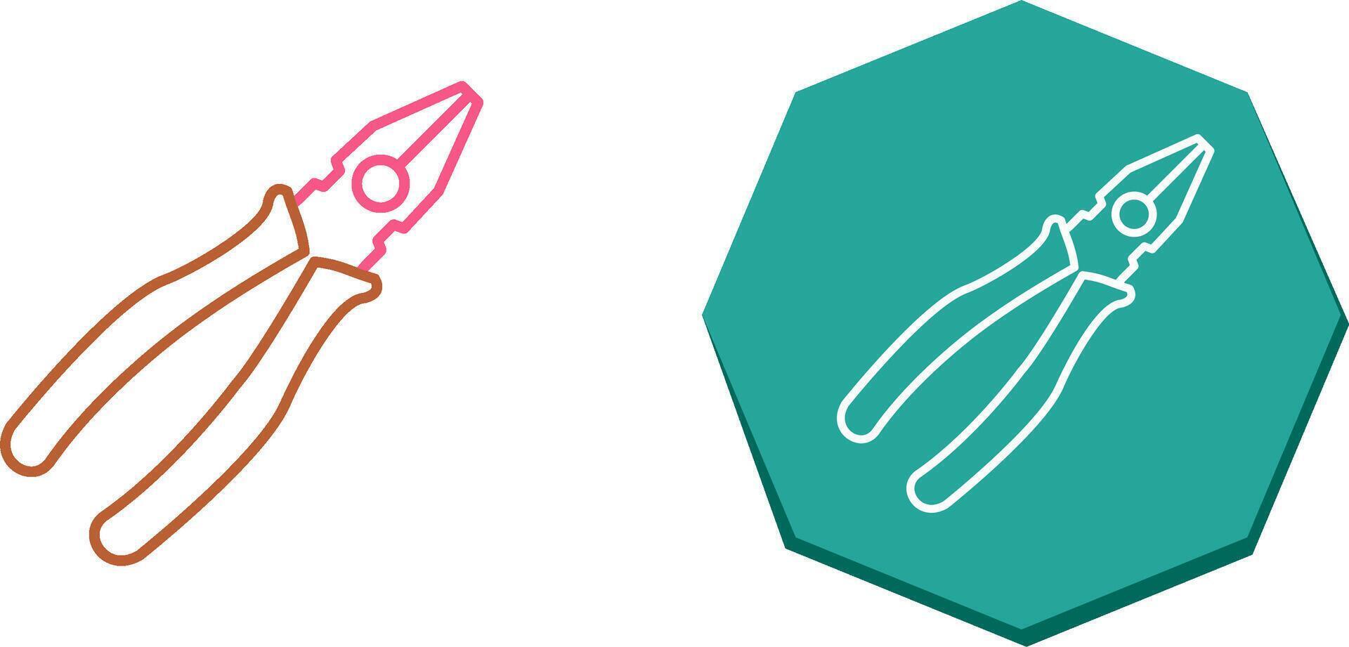 Pliers Icon Design vector