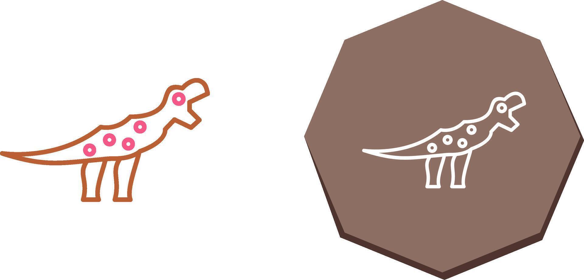 Dinosaur Icon Design vector