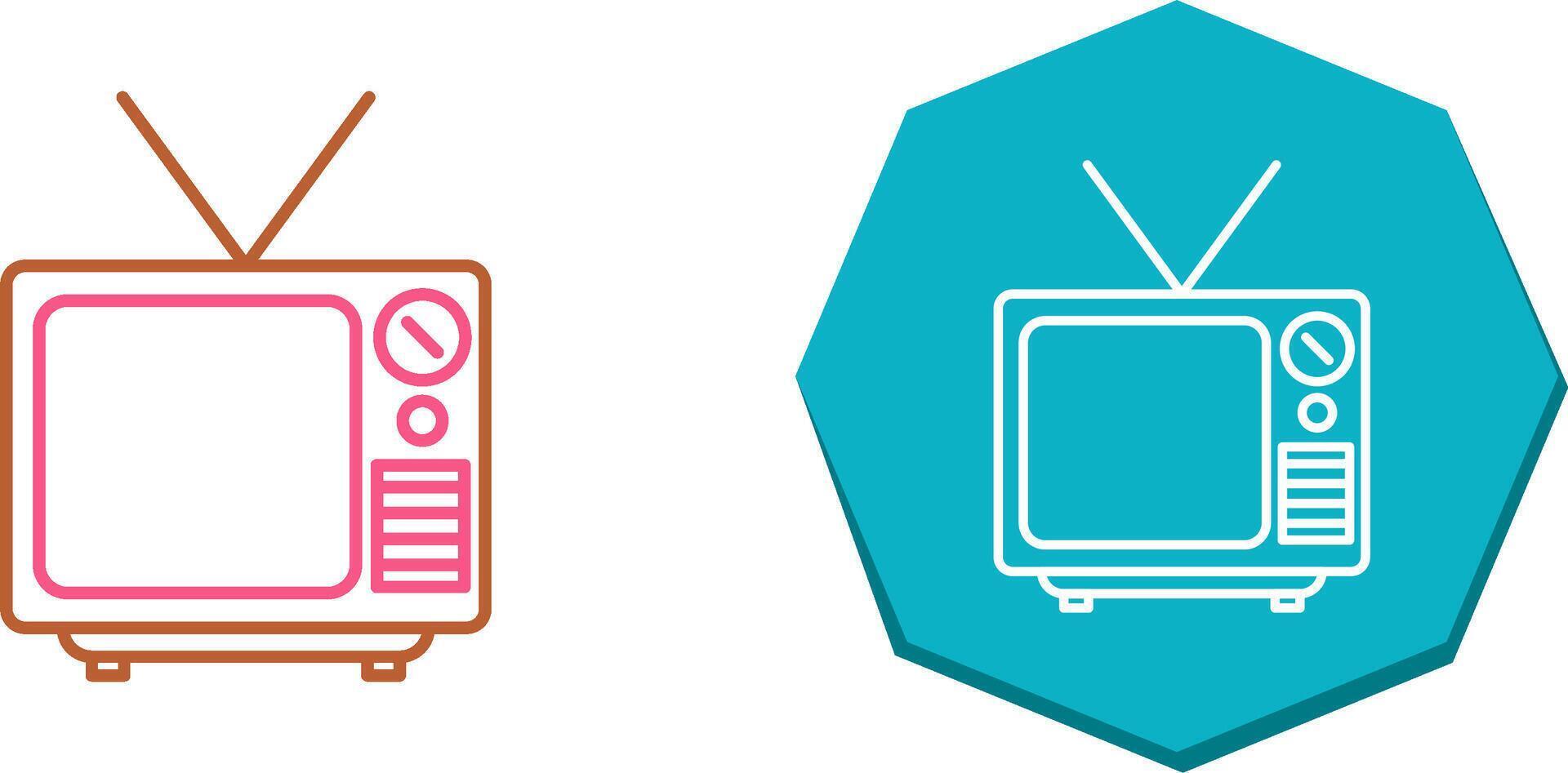 Television Broadcast Icon Design vector