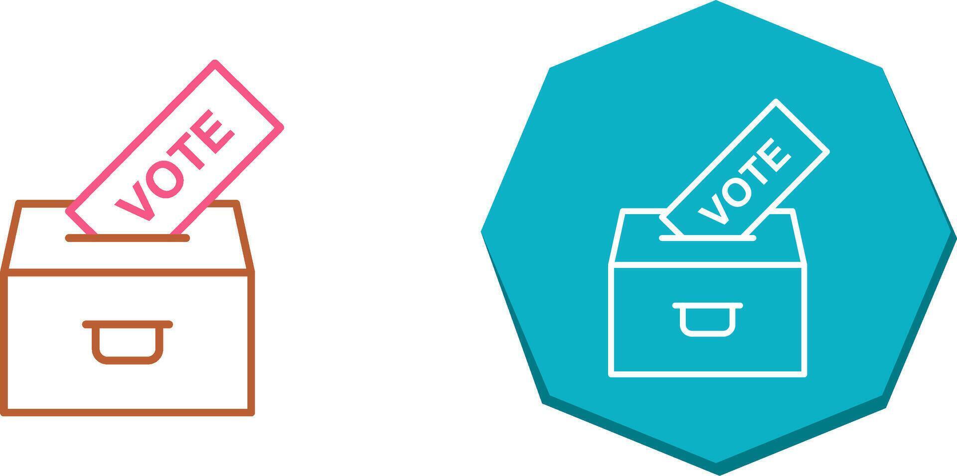 Casting Vote Icon Design vector