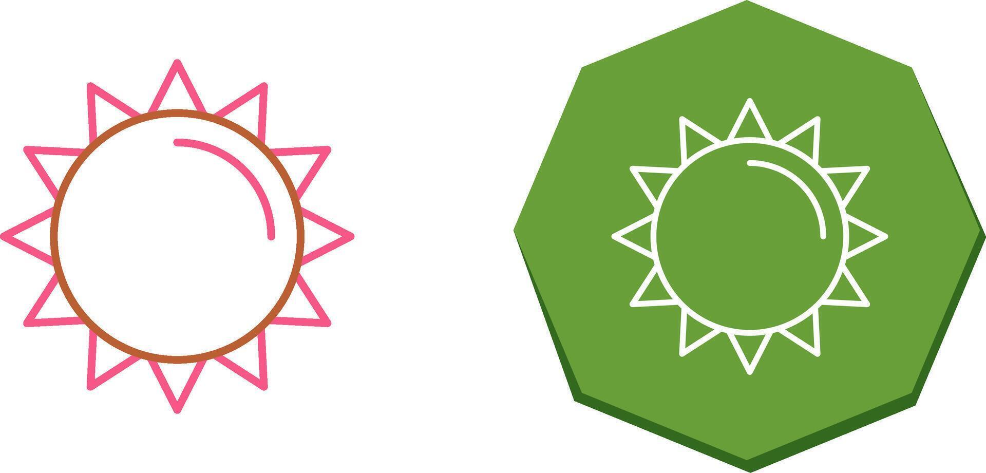 Sun Icon Design vector