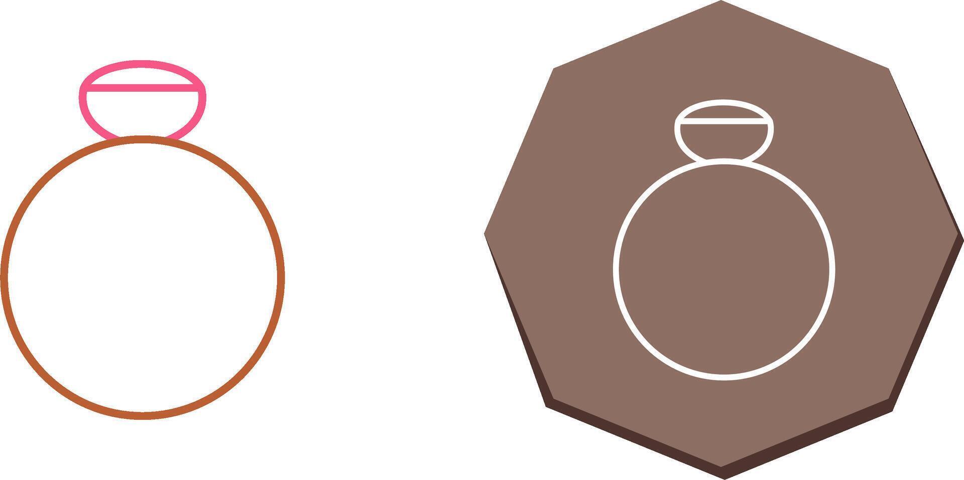 Ring Icon Design vector