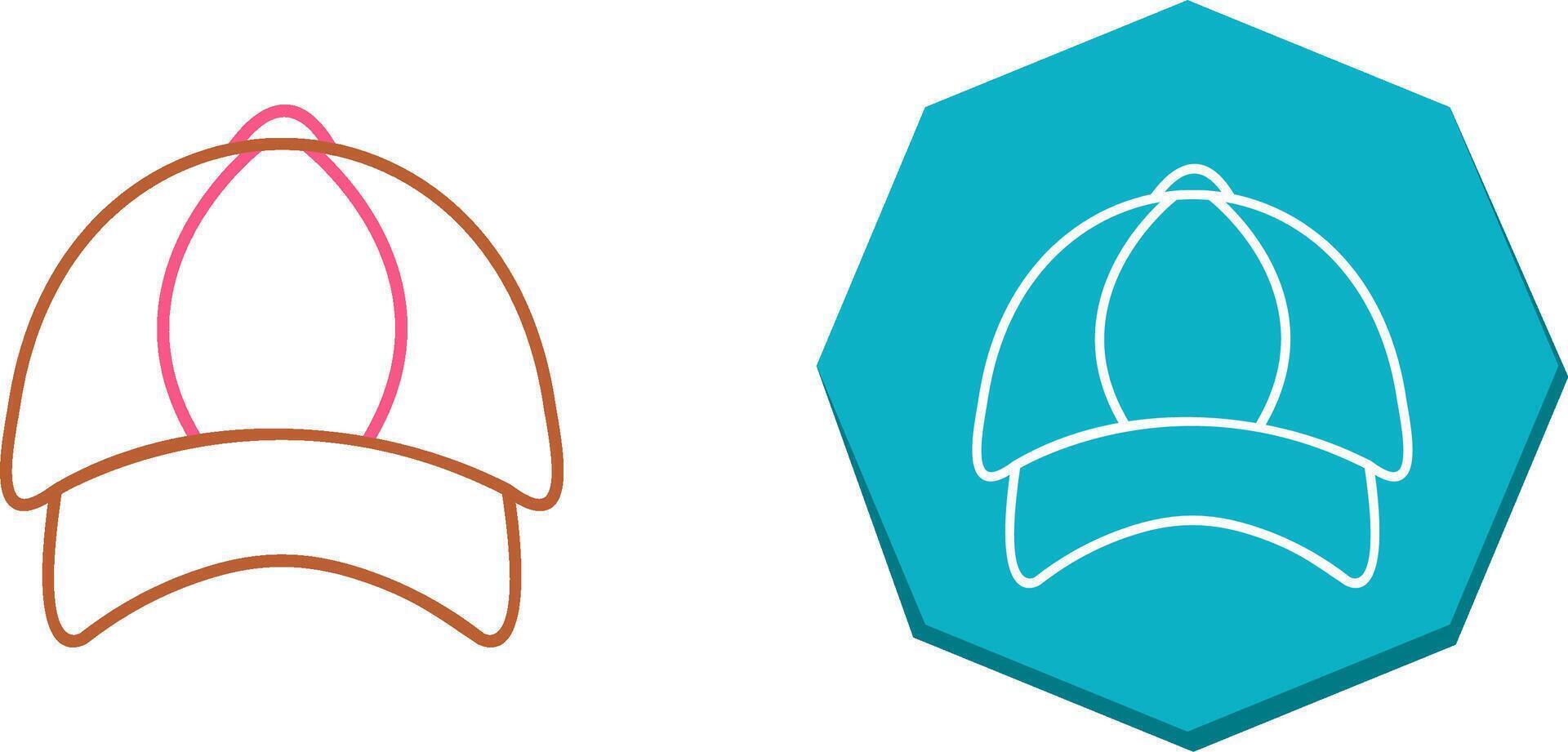P Cap Icon Design vector