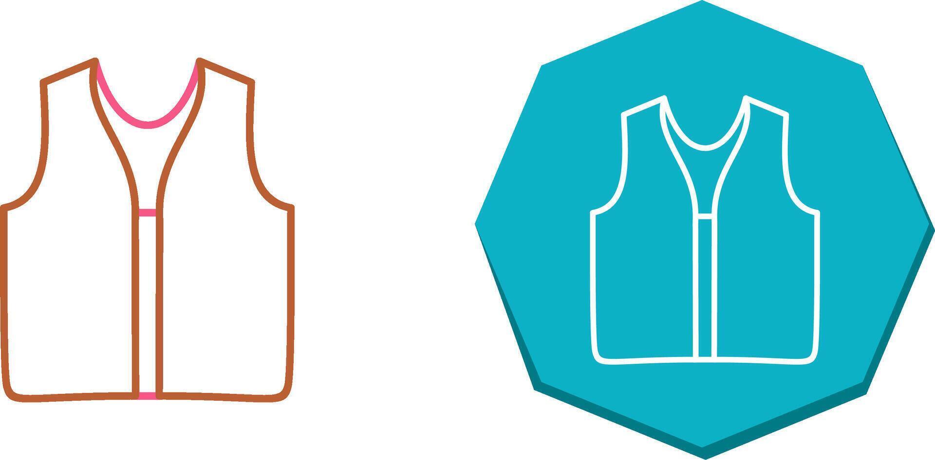 Swimming Vest Icon Design vector