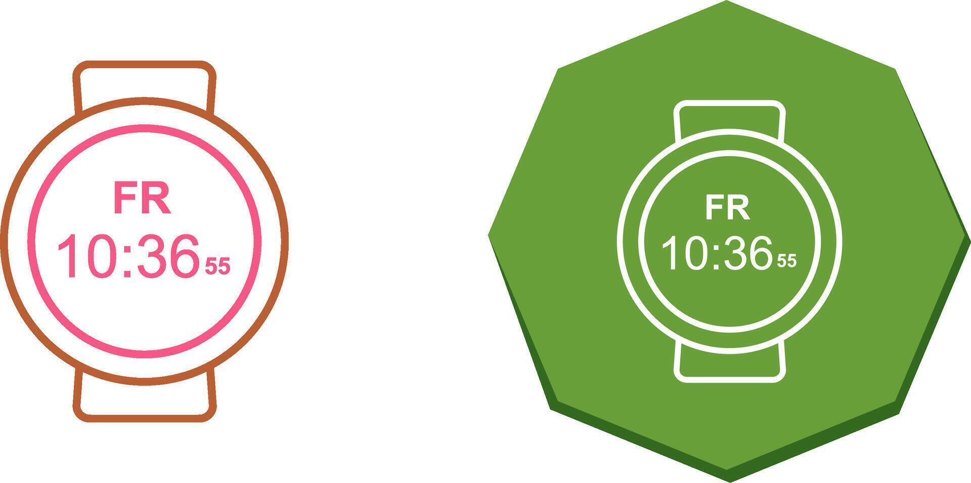 Sports Watch Icon Design vector