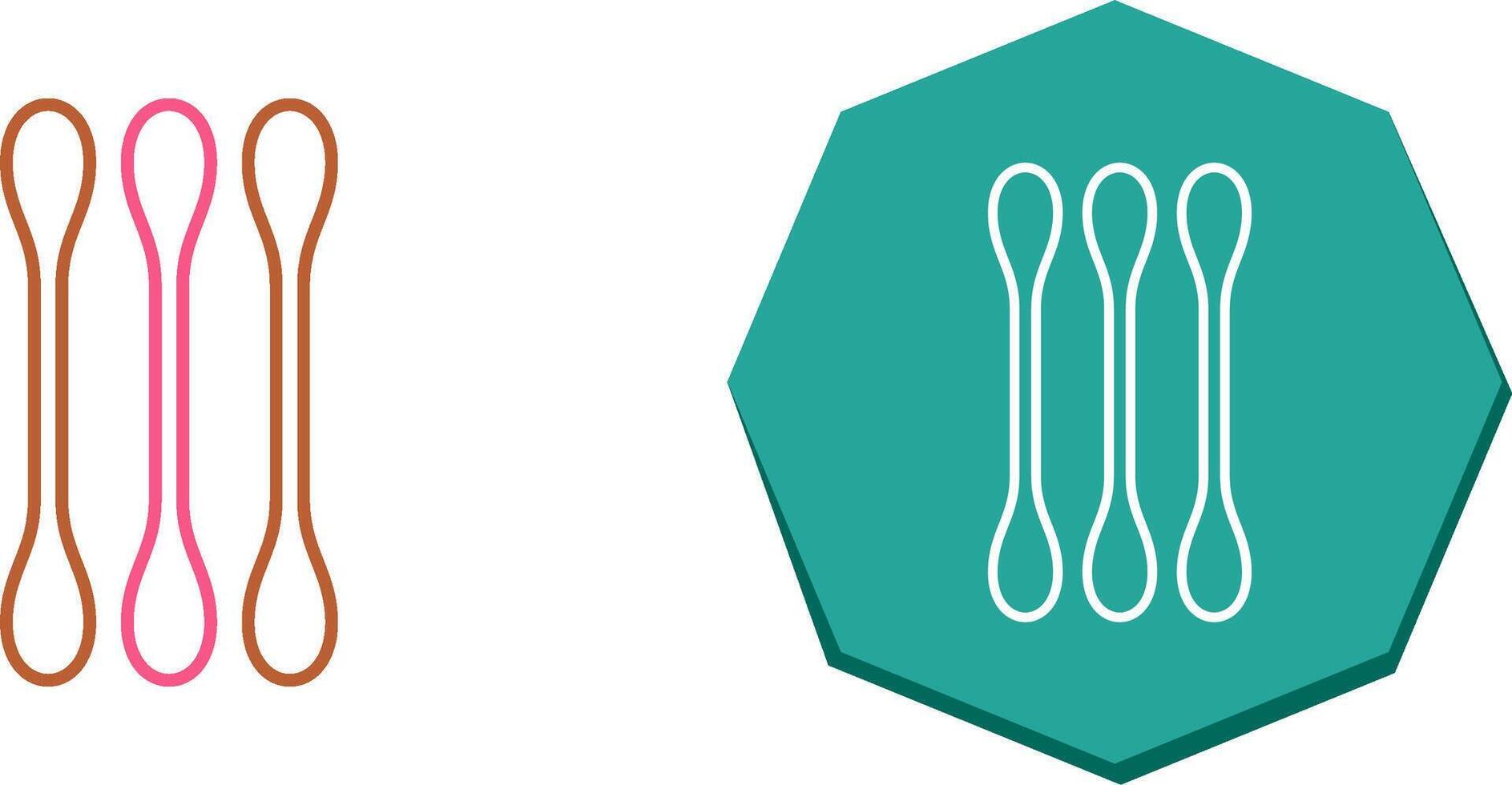 Cotton Bud Icon Design vector