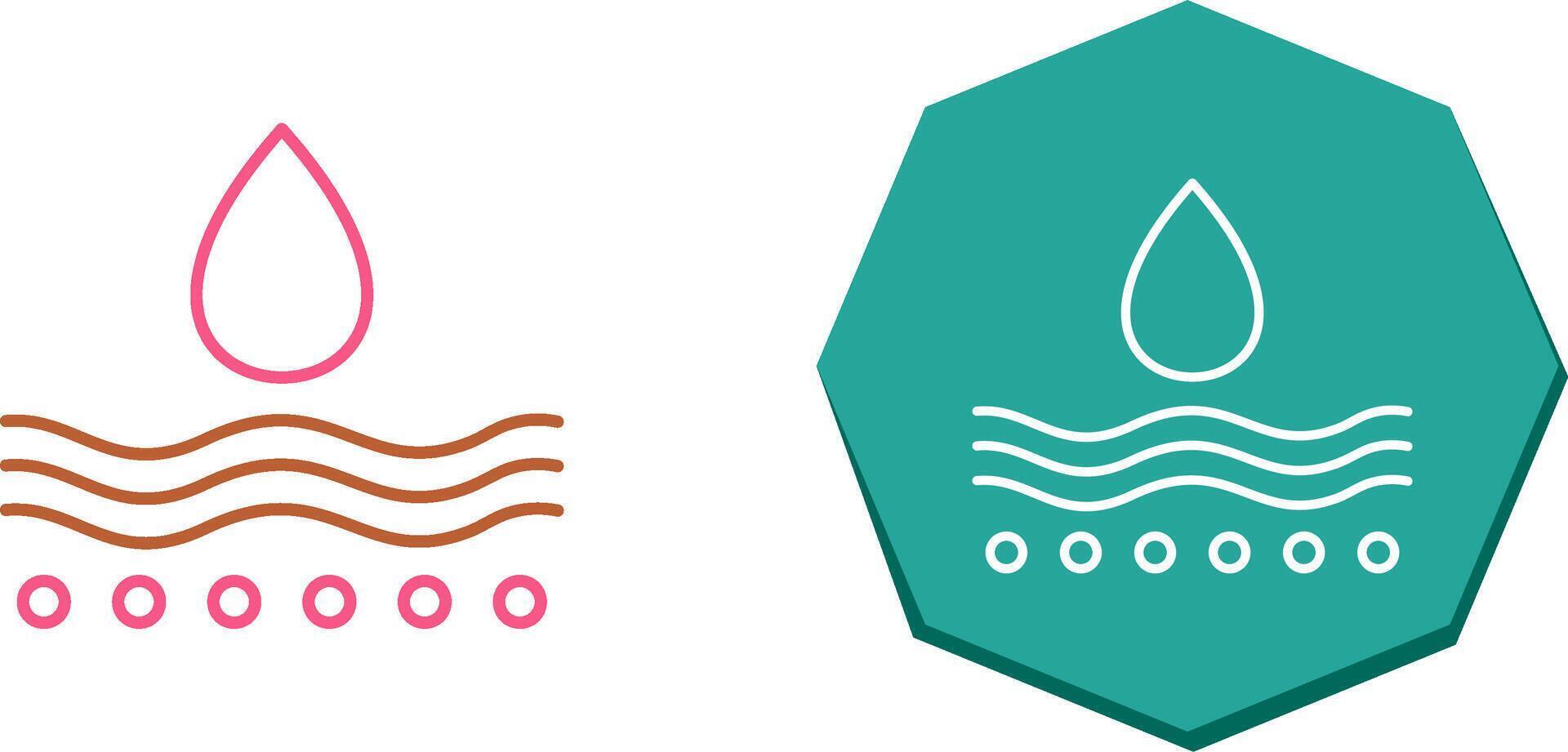 Moisture Icon Design vector
