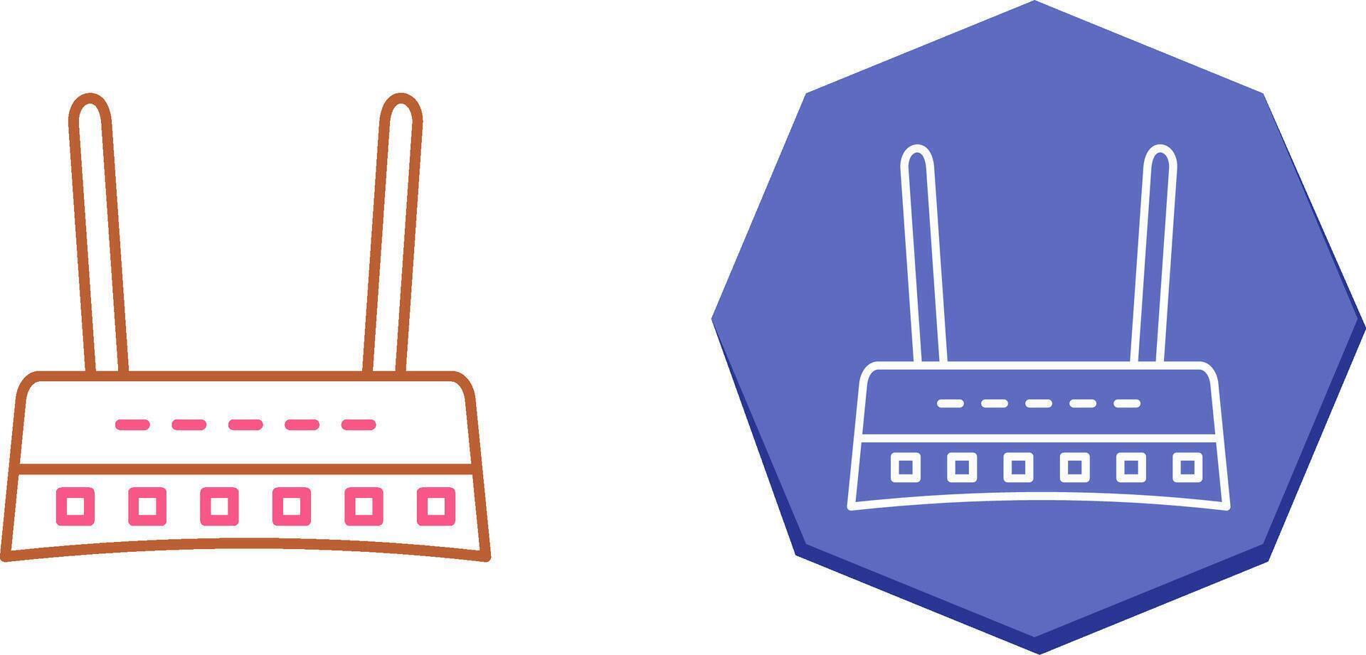 Router Icon Design vector