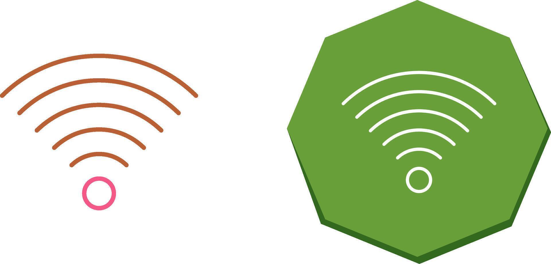 Signal on User Icon Design vector
