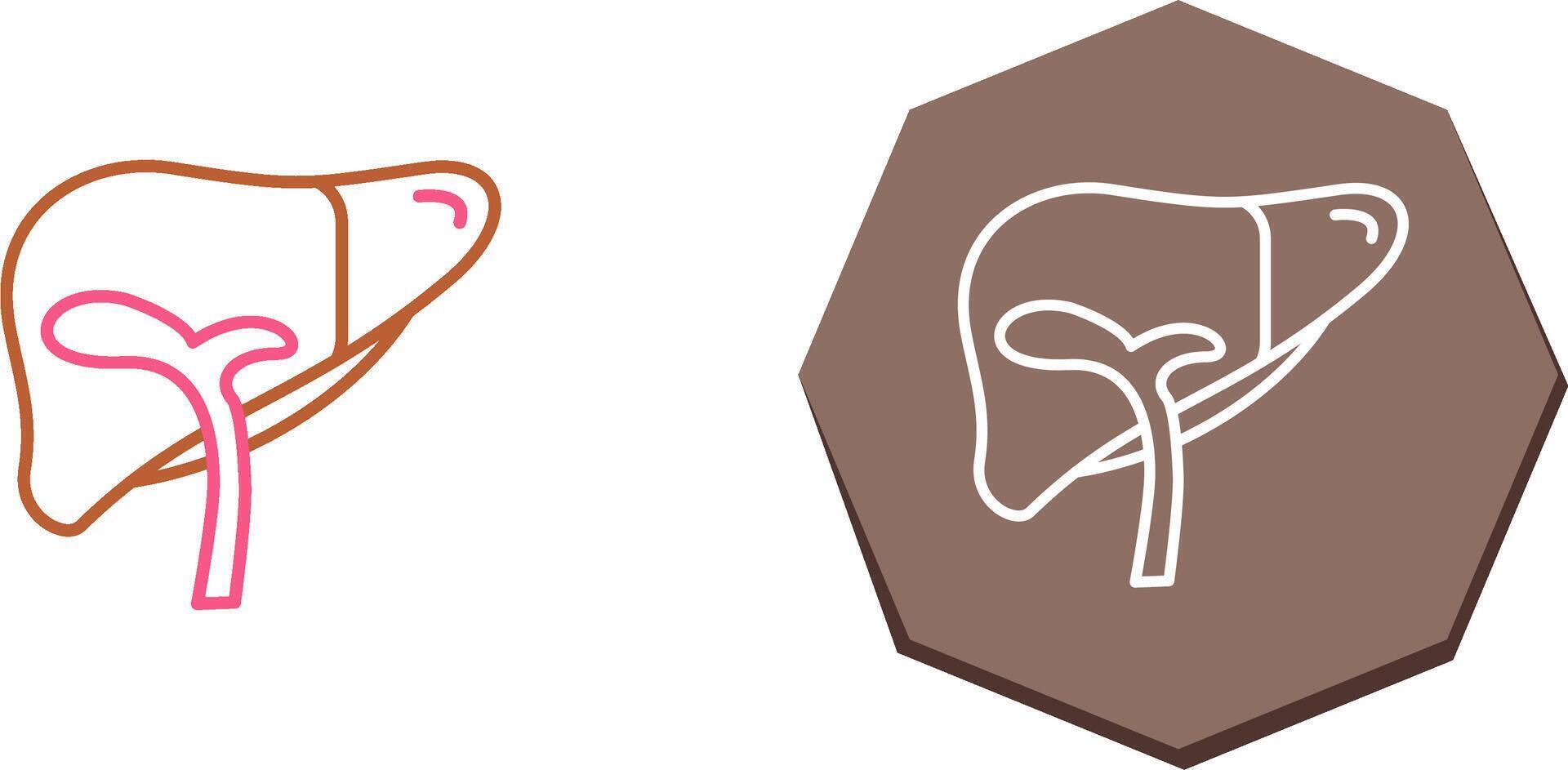 Liver Icon Design vector