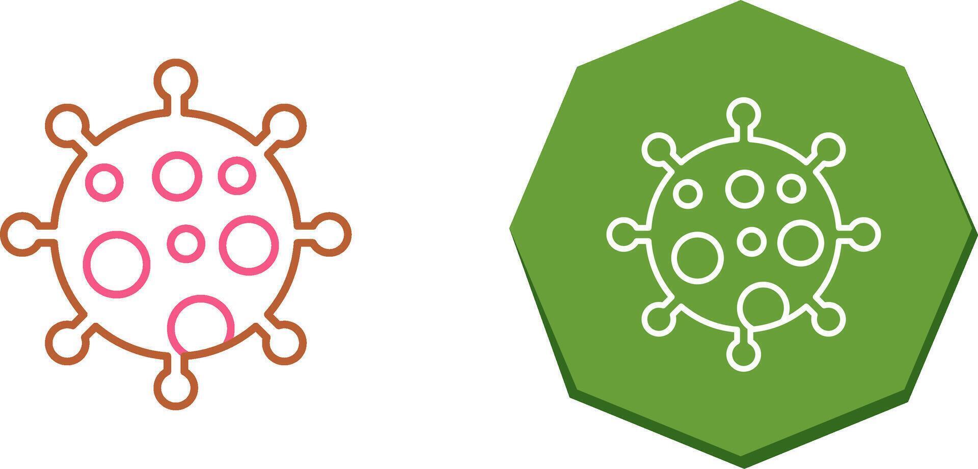 Virus Icon Design vector