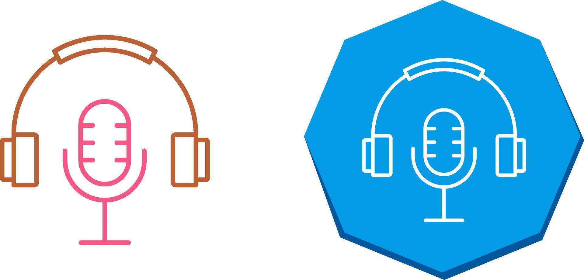 Podcast Icon Design vector