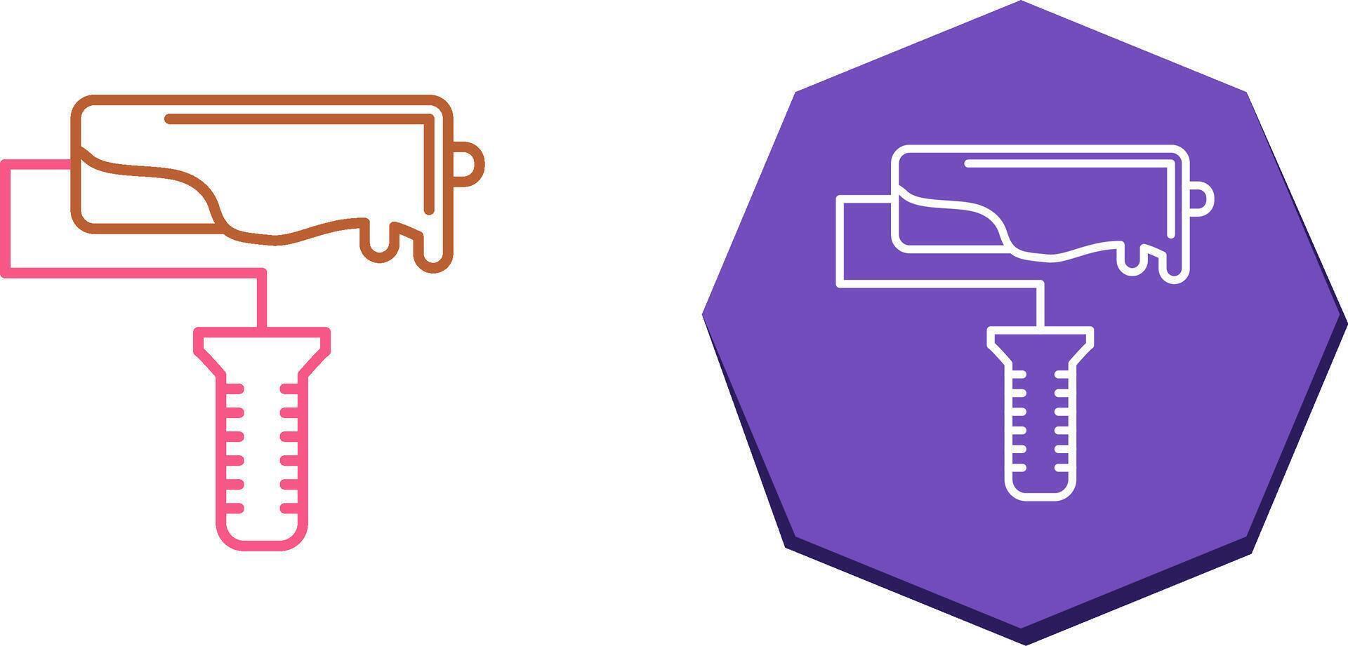 Roller Icon Design vector