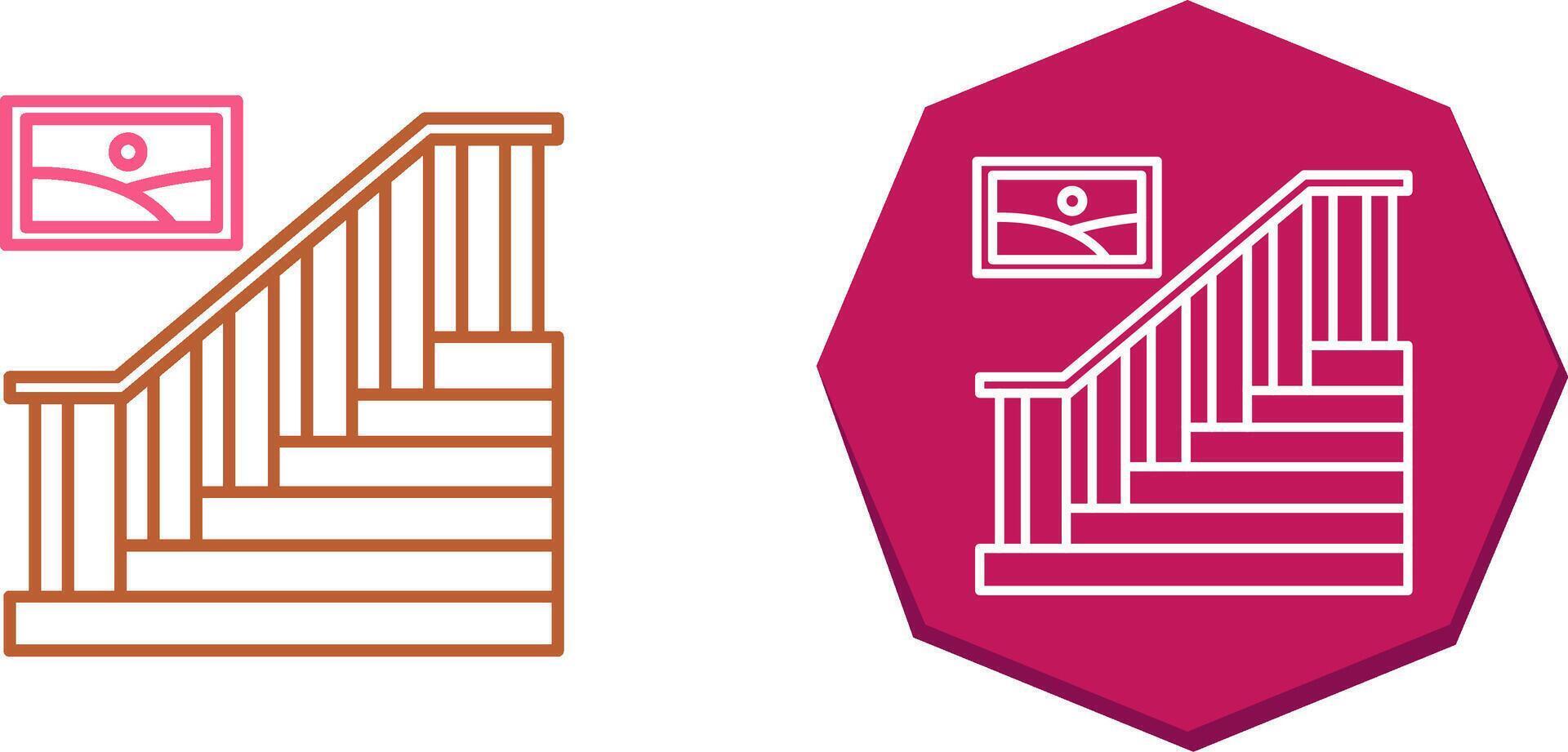 Stair Icon Design vector