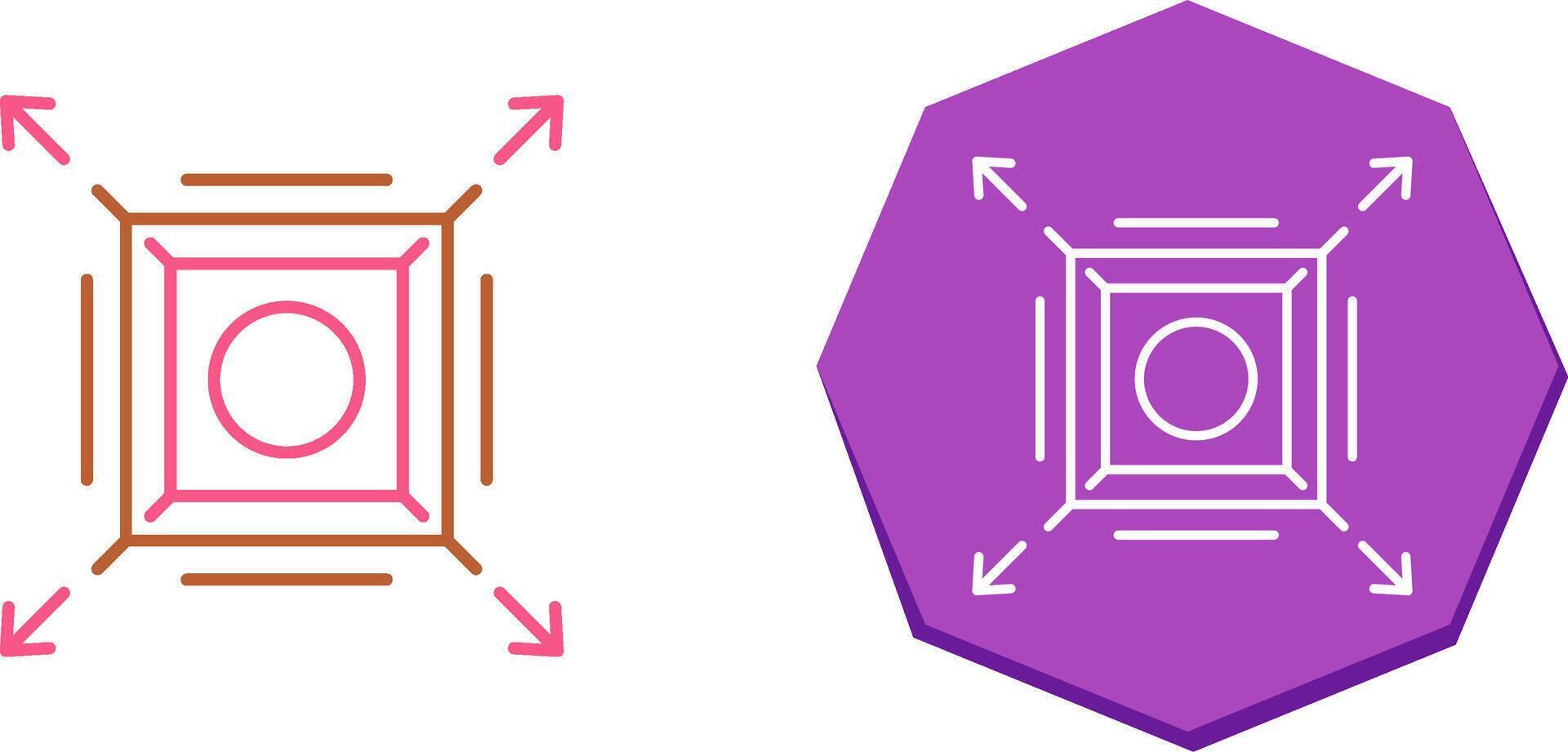 Maximize Icon Design vector