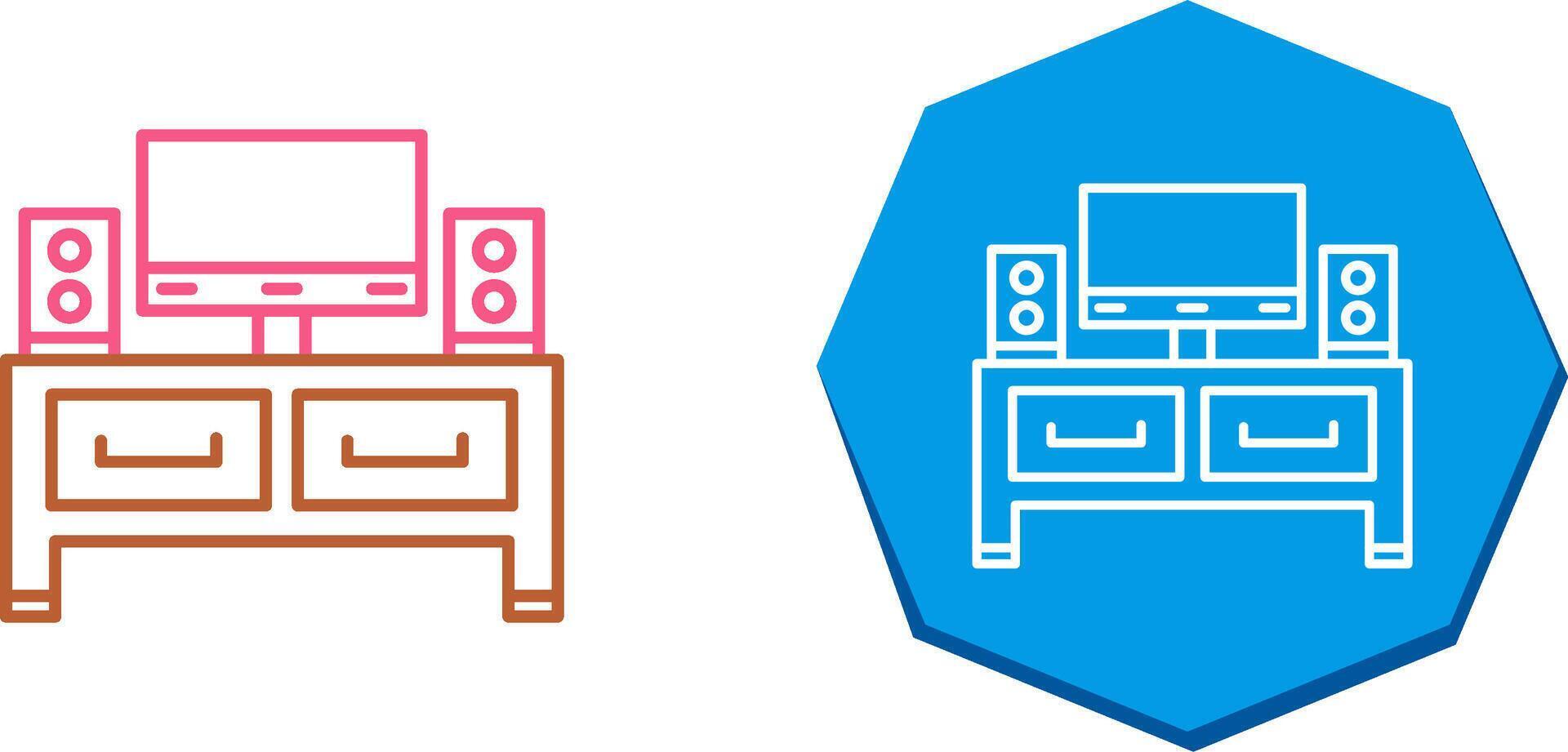 Television Icon Design vector