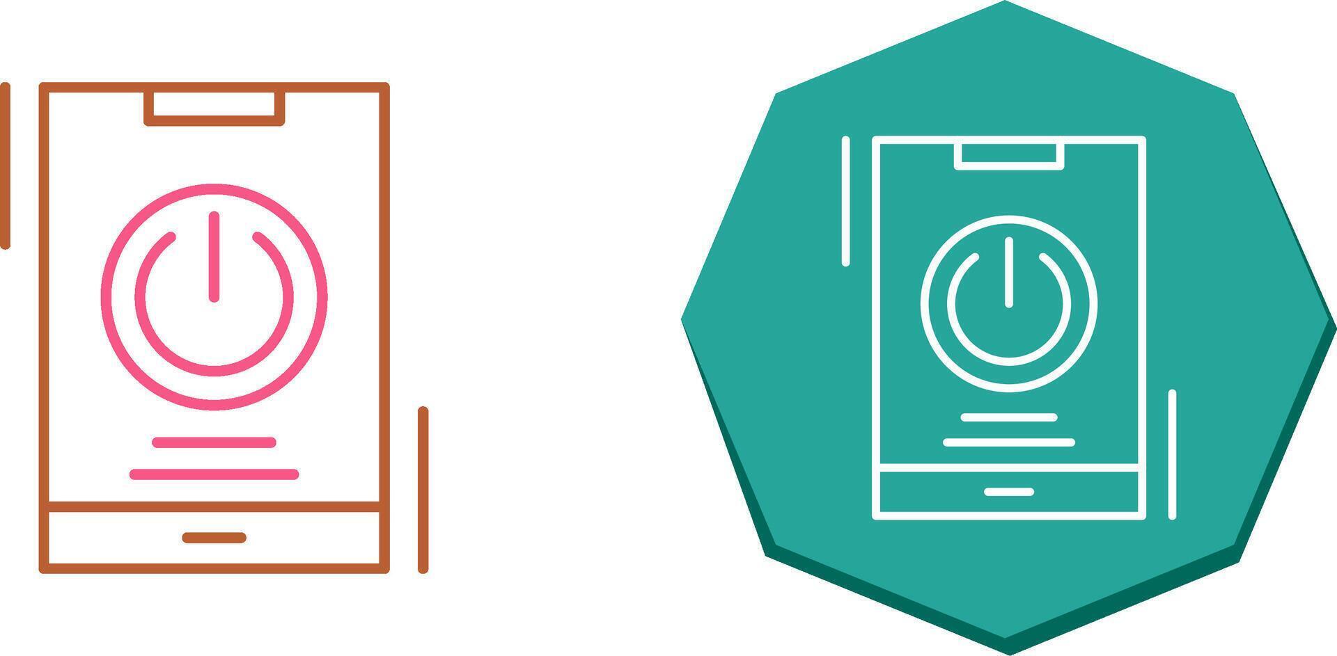 Power Icon Design vector