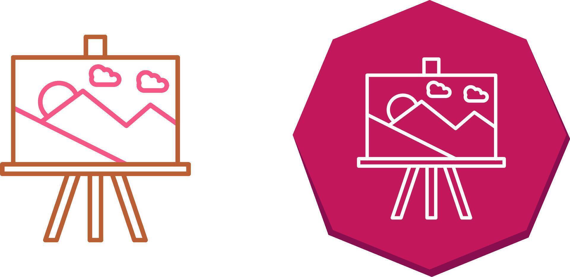 Canvas Icon Design vector