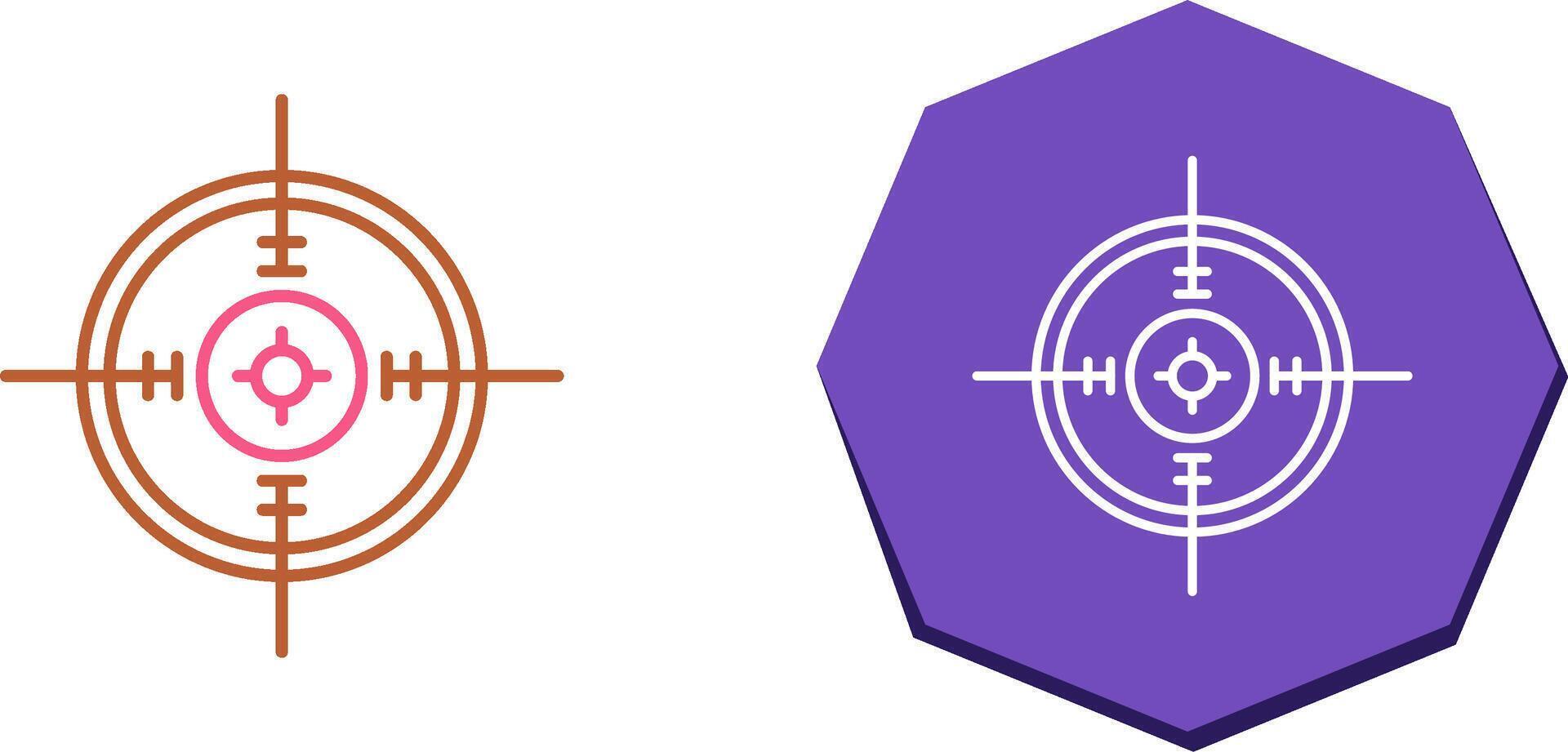 Aim Icon Design vector