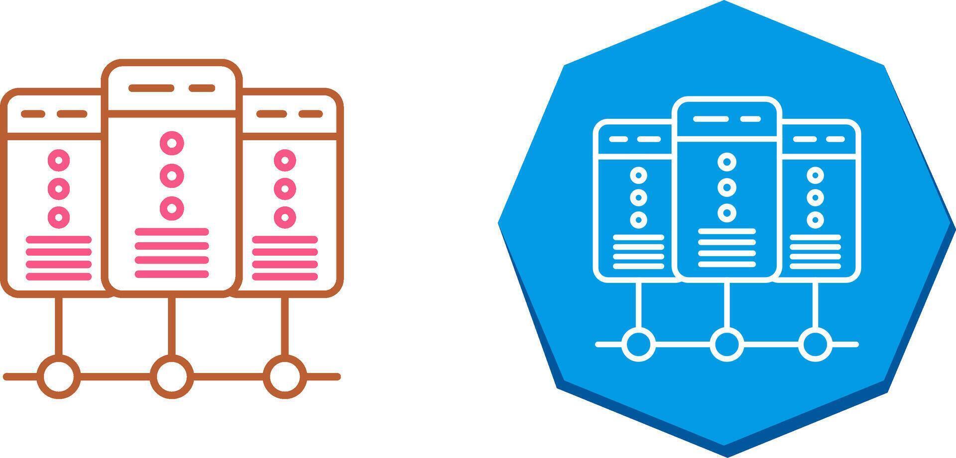 Server Icon Design vector