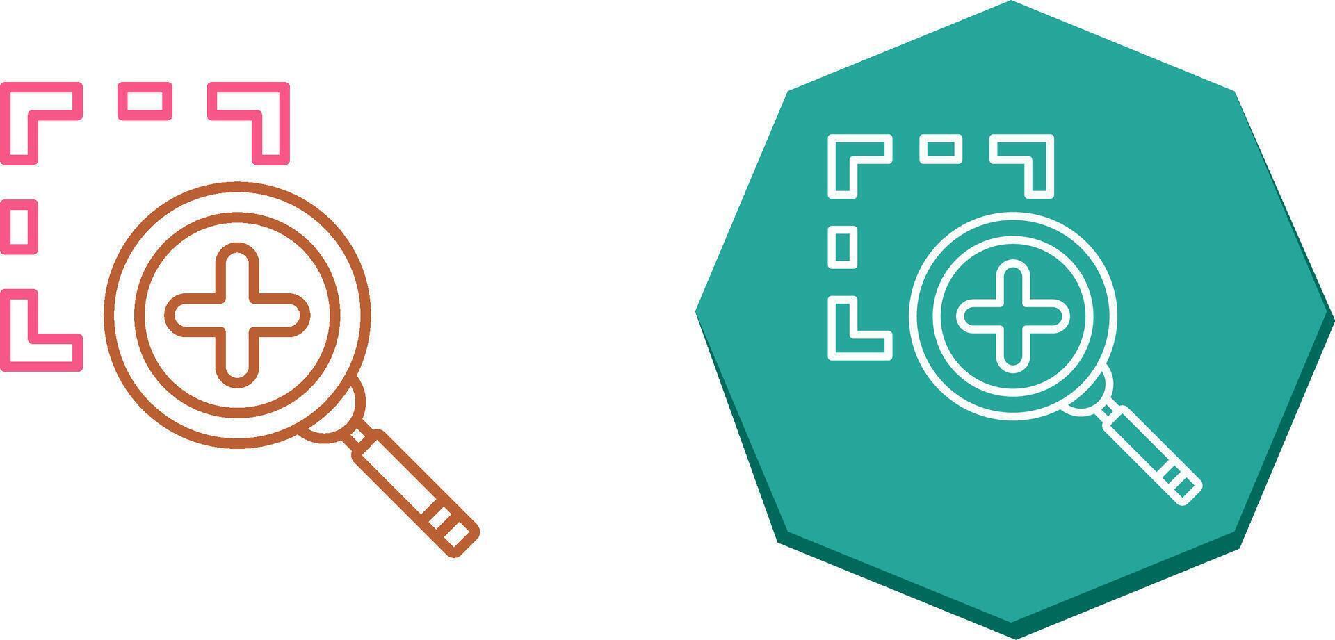 Zoom In Icon Design vector