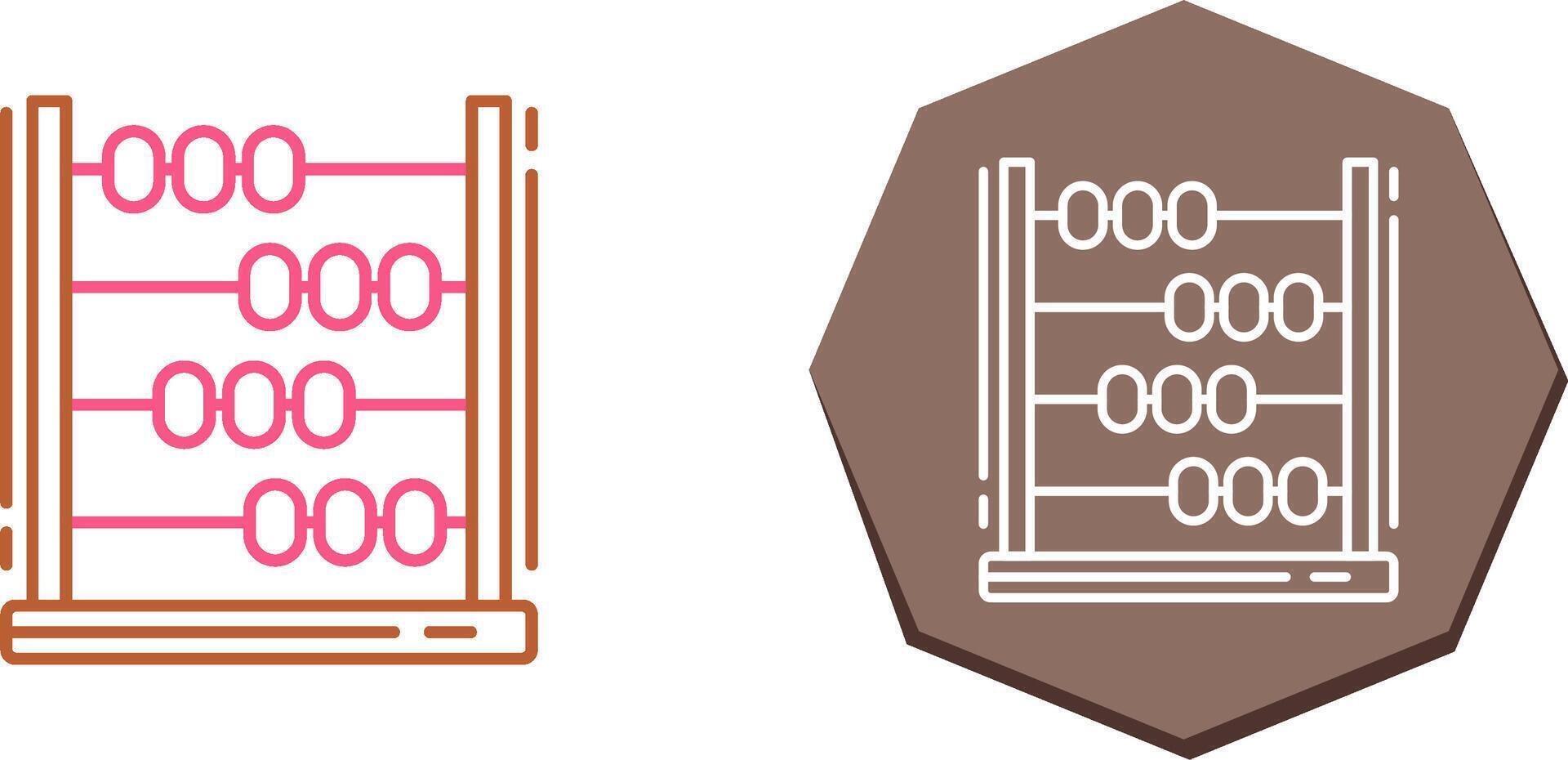 Abacus Icon Design vector