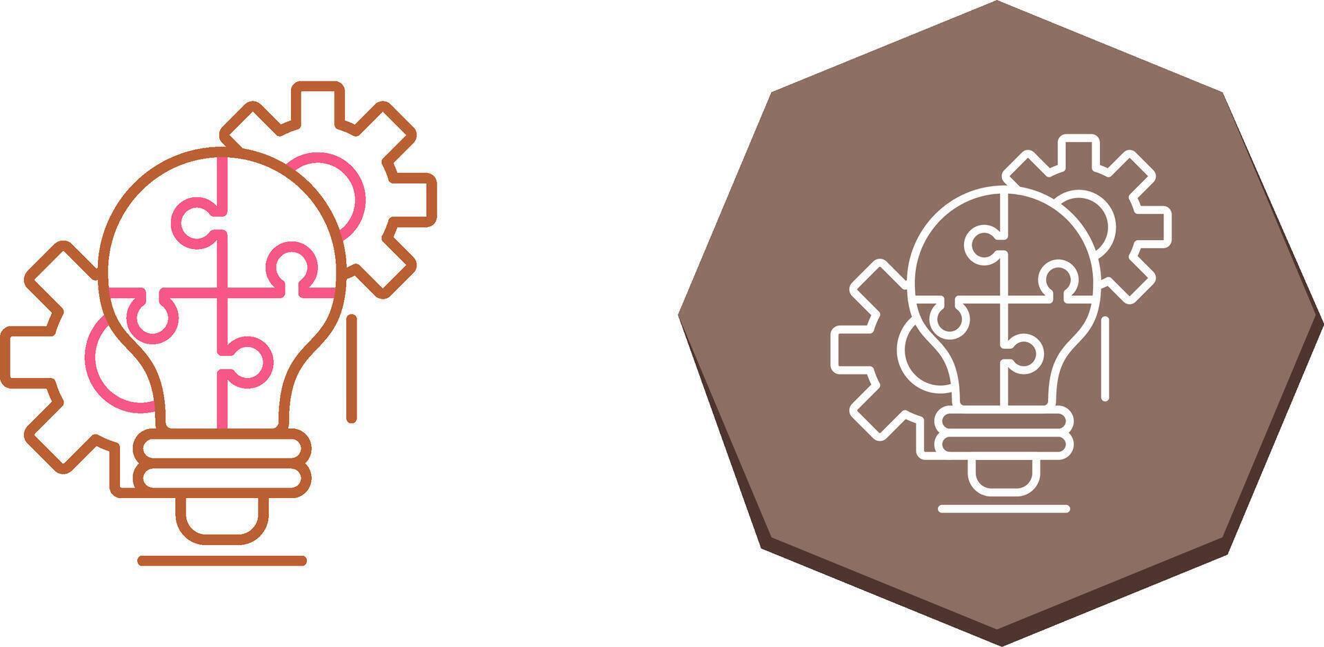 Problem Solving Icon Design vector