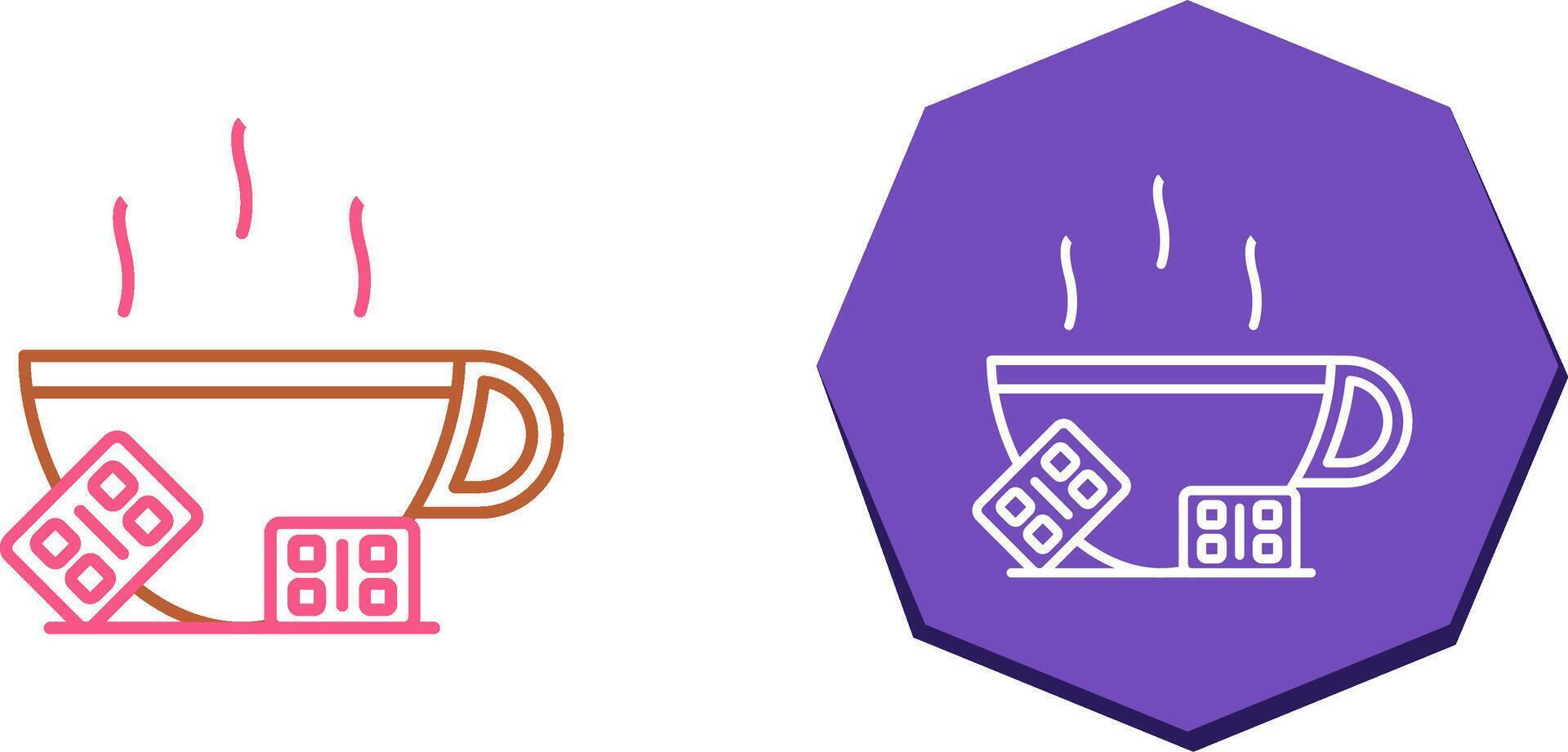 Hot Chocolate Icon Design vector