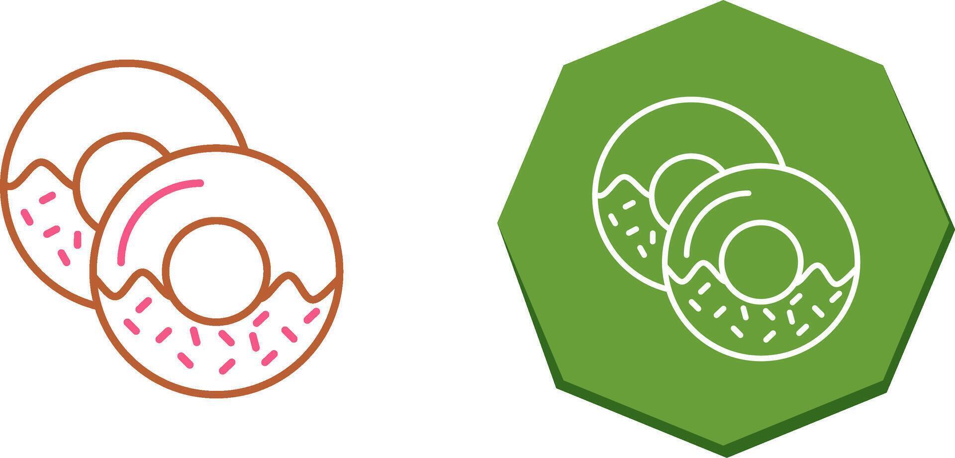 Doughnut Icon Design vector