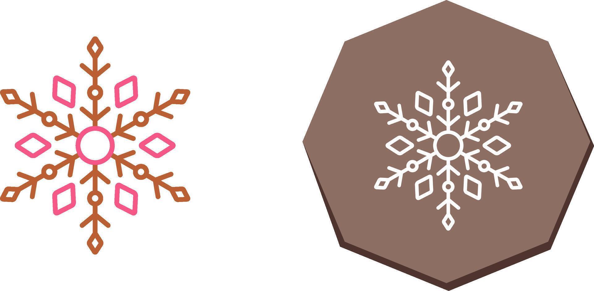 Snow Flake Icon Design vector