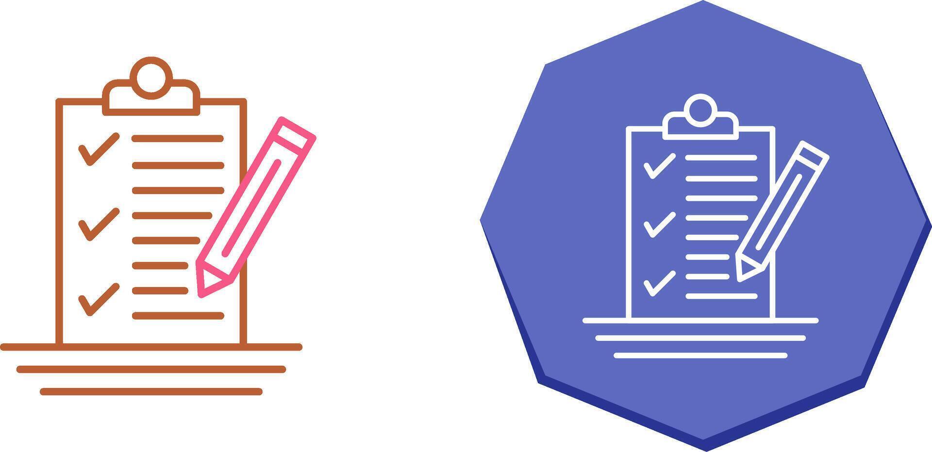 Check List Icon Design vector