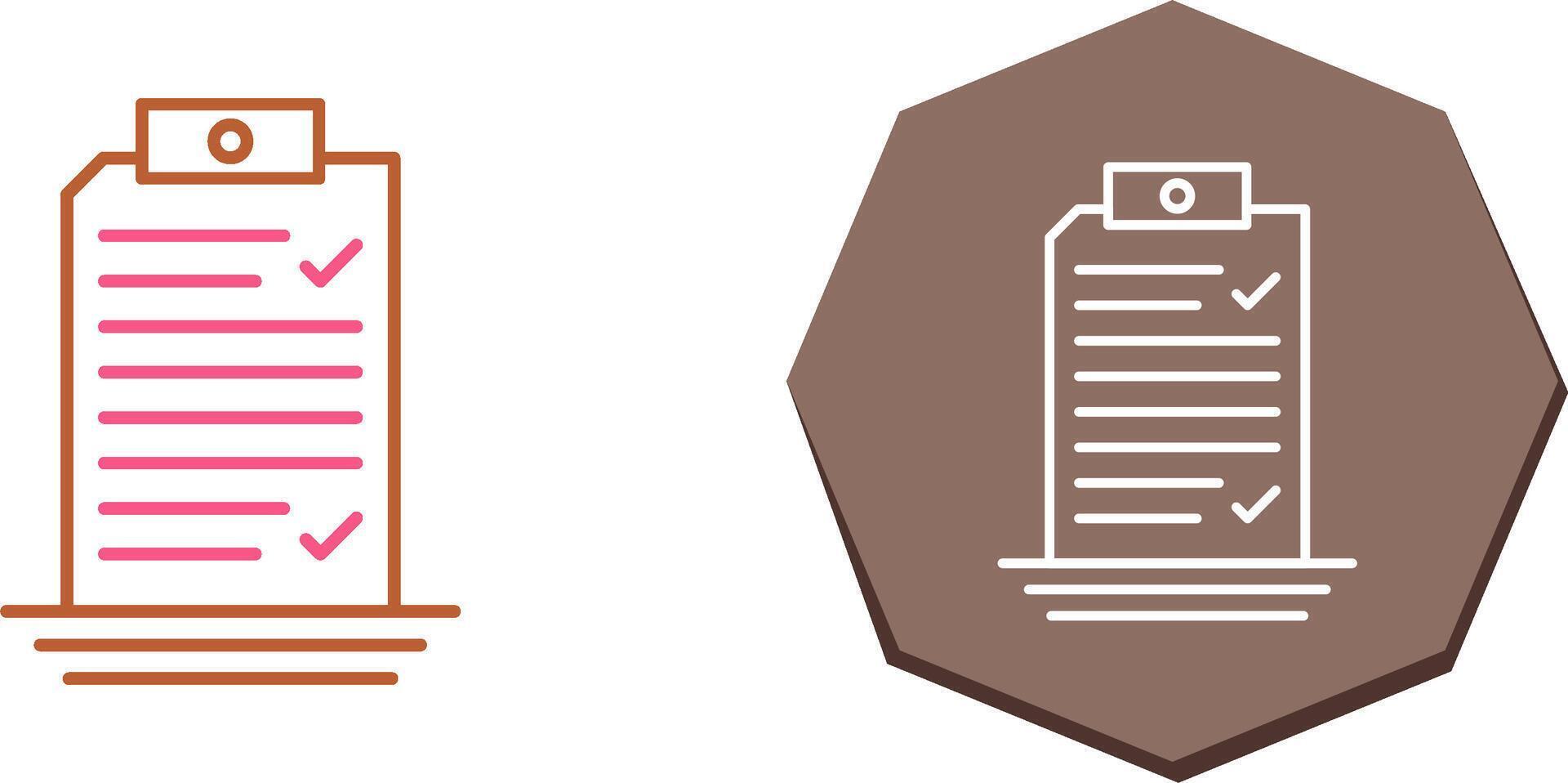 Check List Icon Design vector