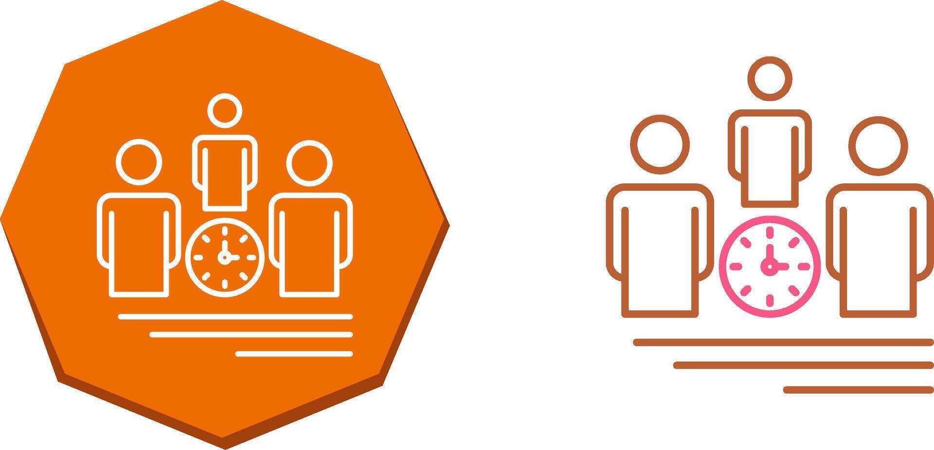 Team Management Icon Design vector