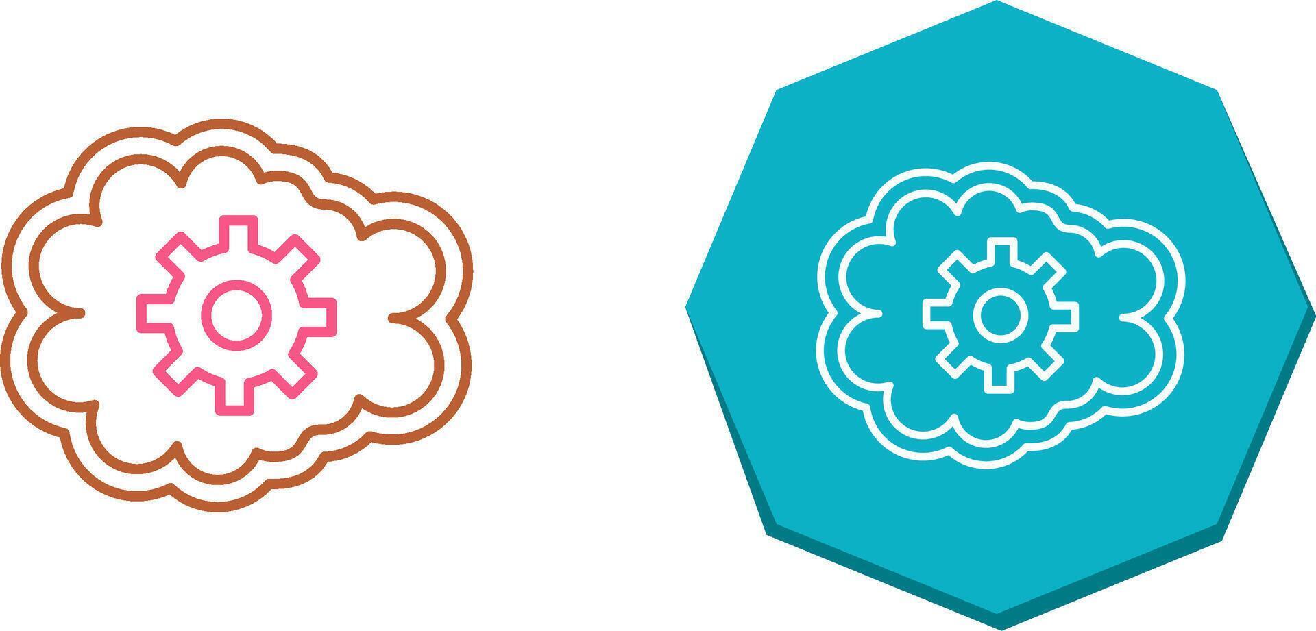 Mental Control Icon Design vector