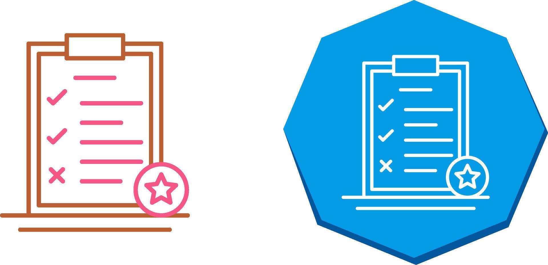 Task List Icon Design vector