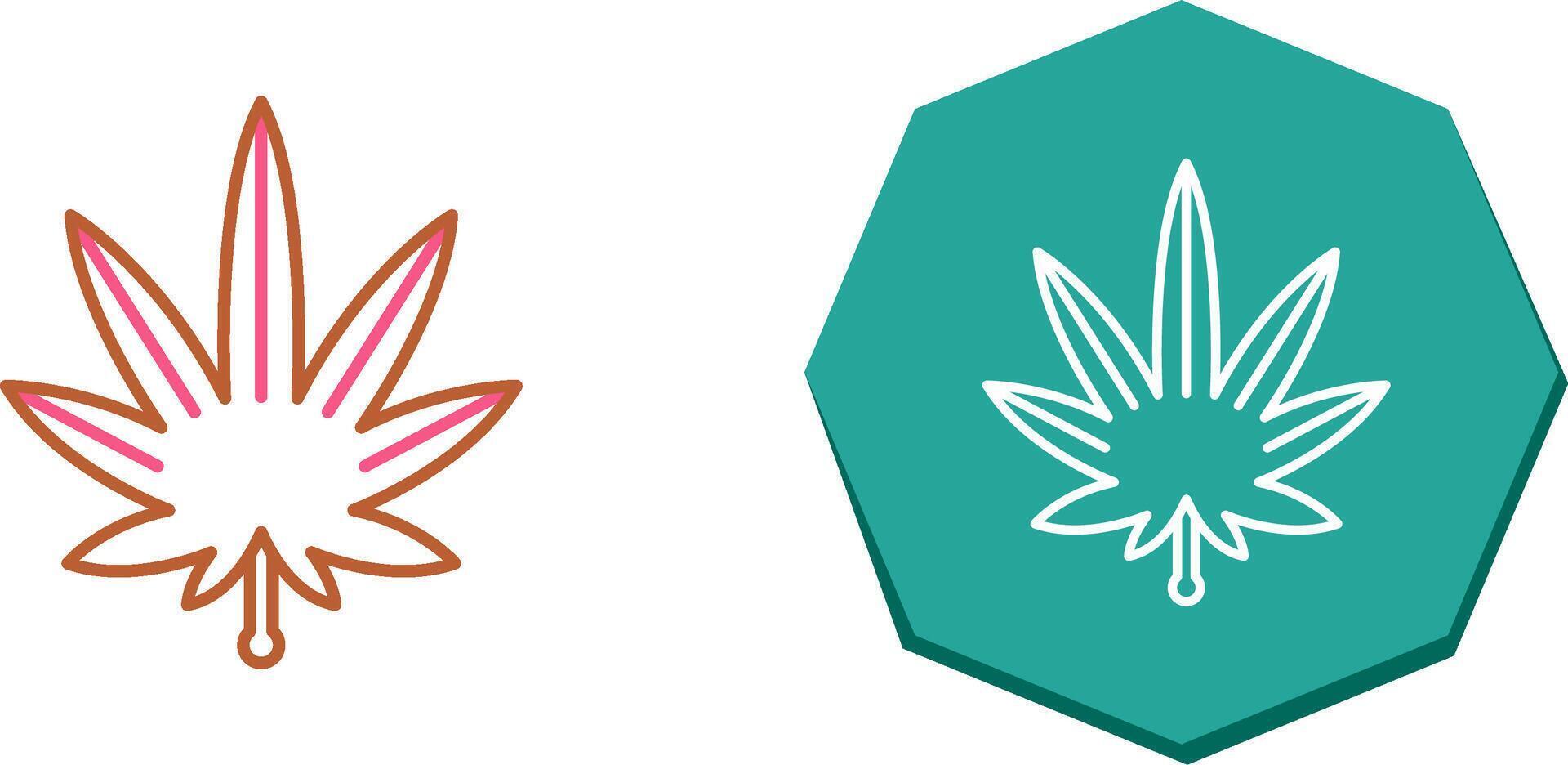 Weed Icon Design vector