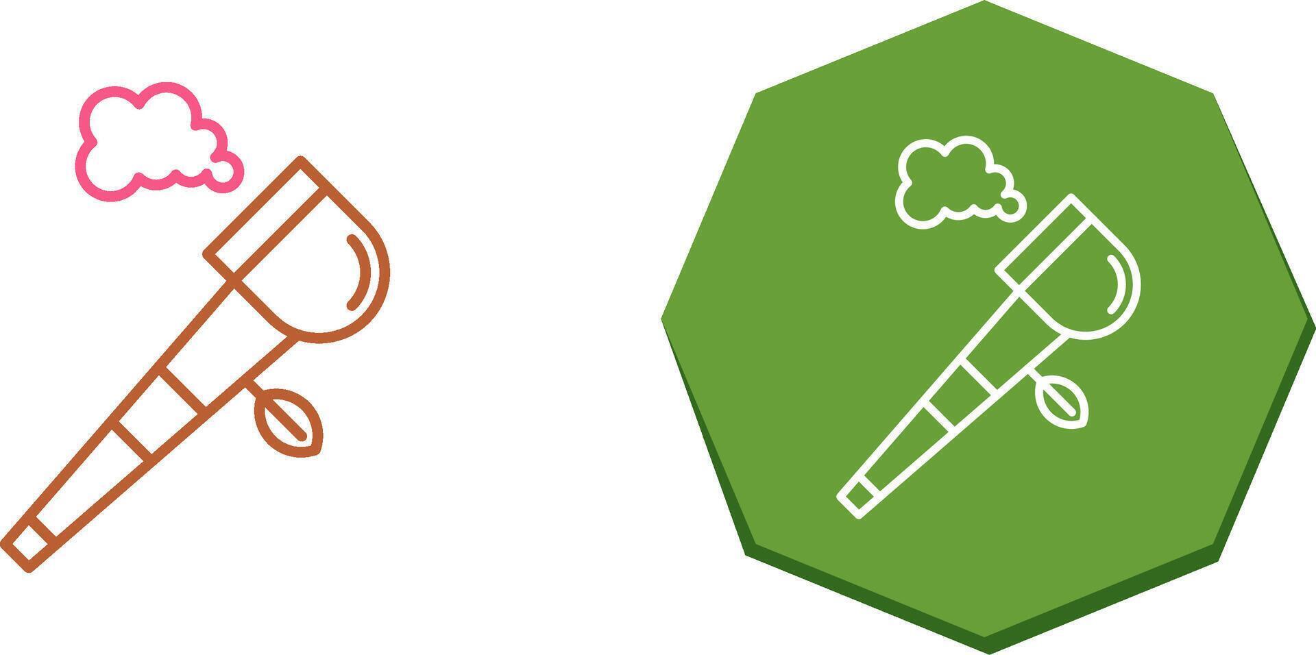 Pipe Of Peace Icon Design vector