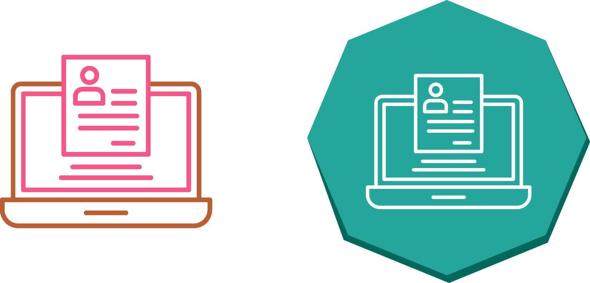 Registration Icon Design vector