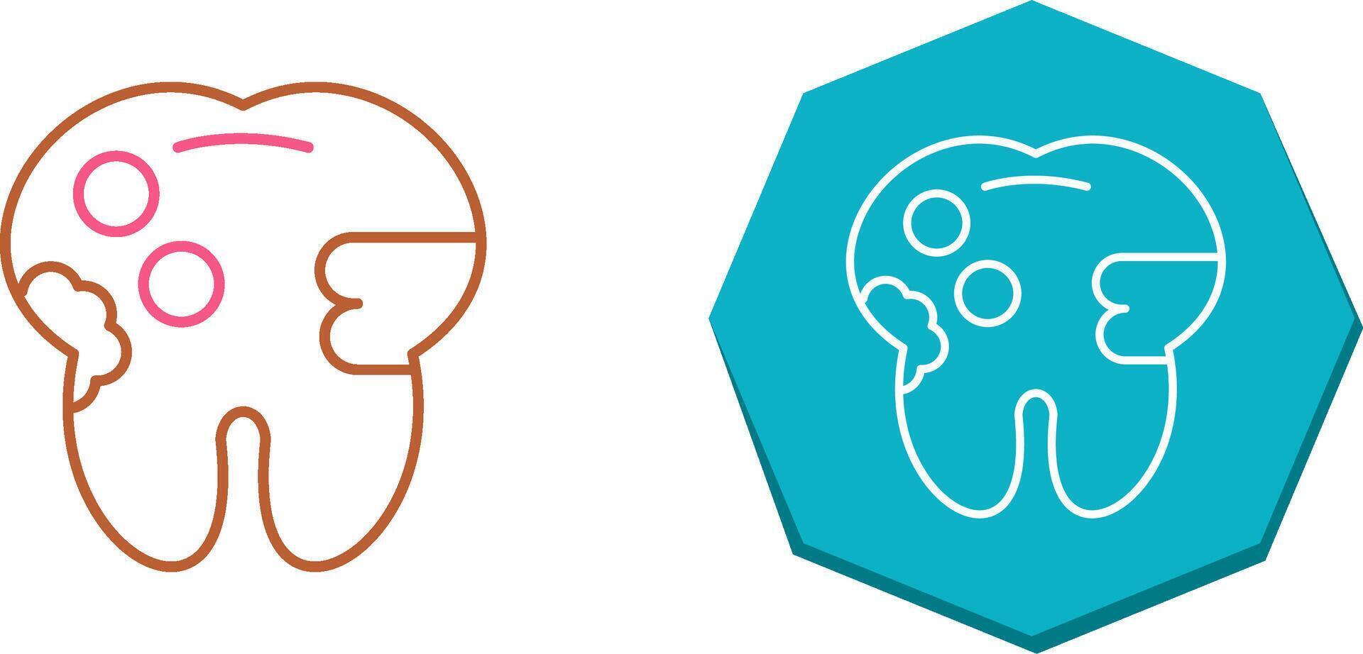 Caries Icon Design vector