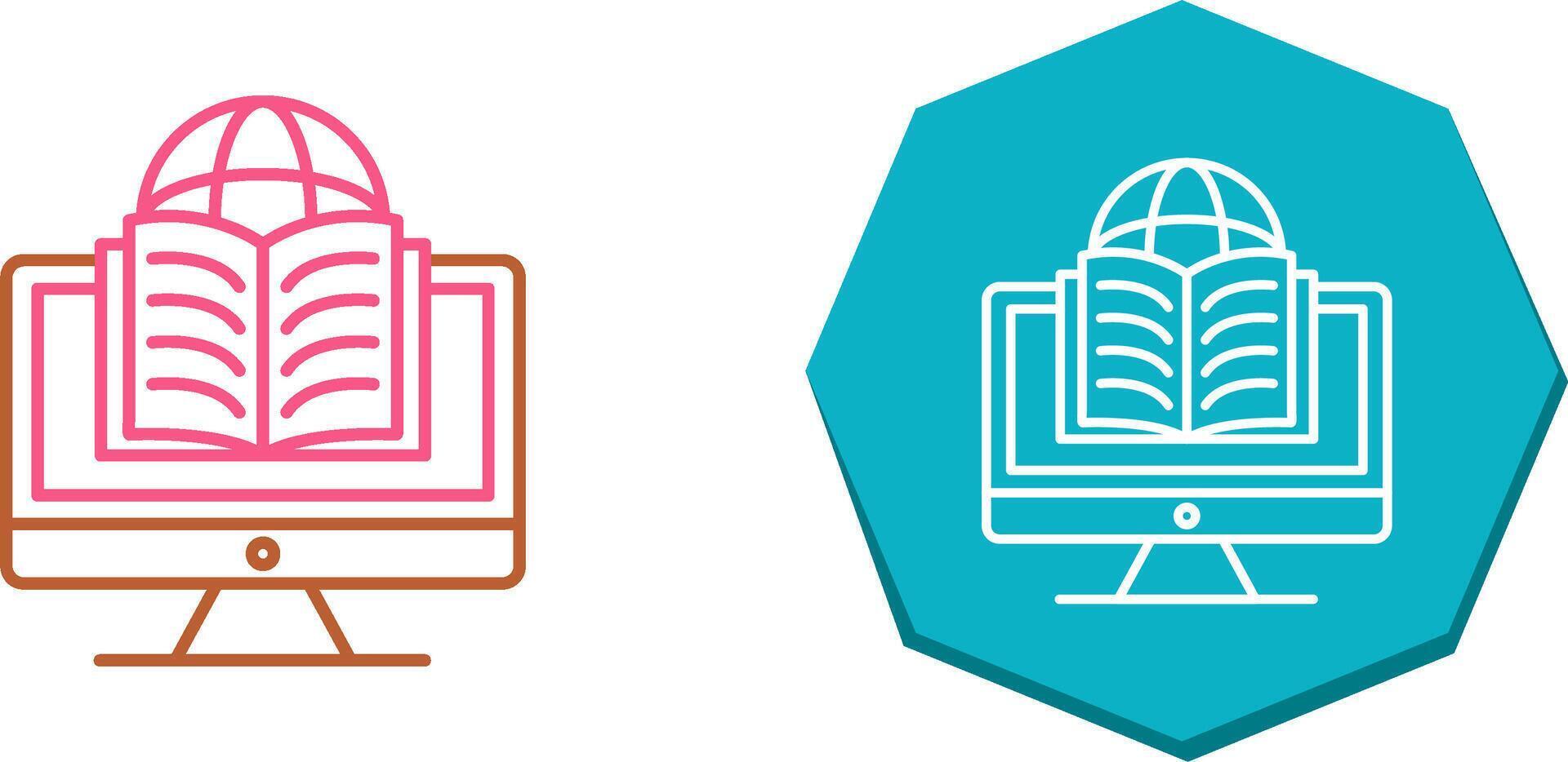 Learning Icon Design vector