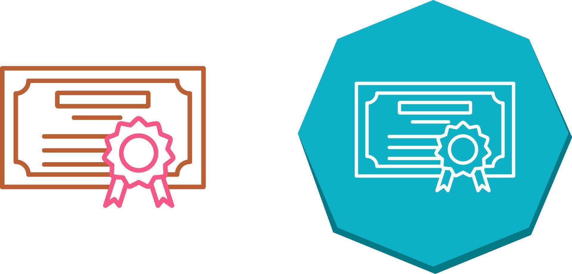 Diploma Icon Design vector