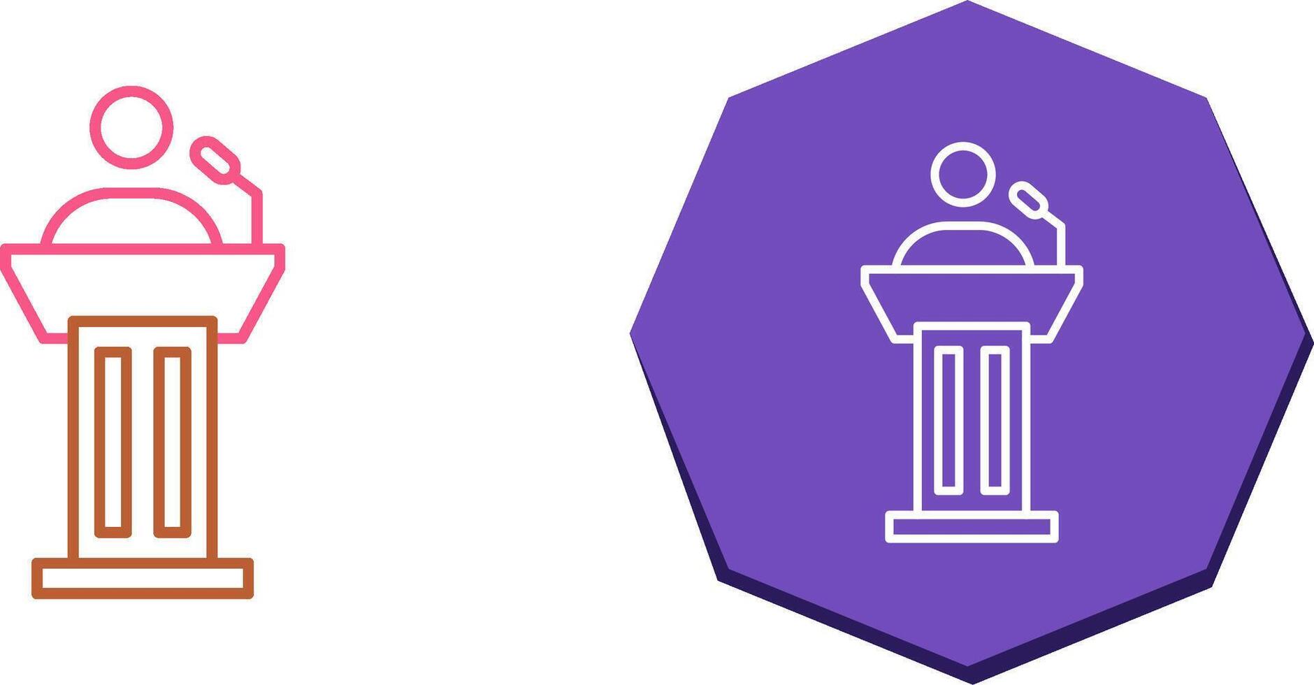 Podium Icon Design vector